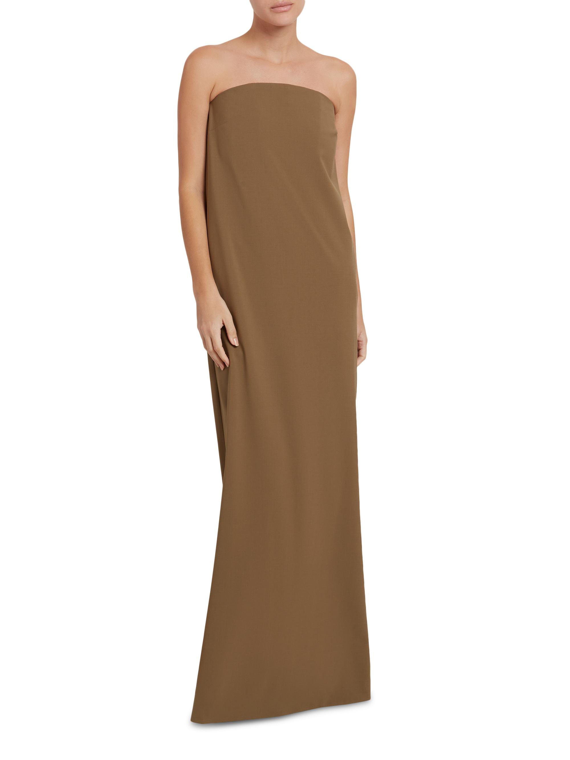 Armarium Ayla Wool Strapless Maxi Dress | Saks Fifth Avenue