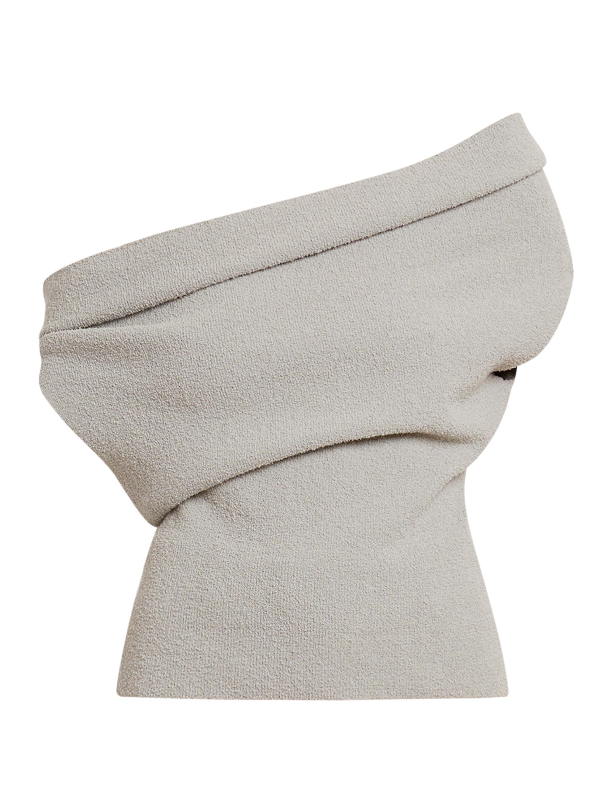 Armarium Women's Debra Cotton-Blend Bouclè Top - Smoke