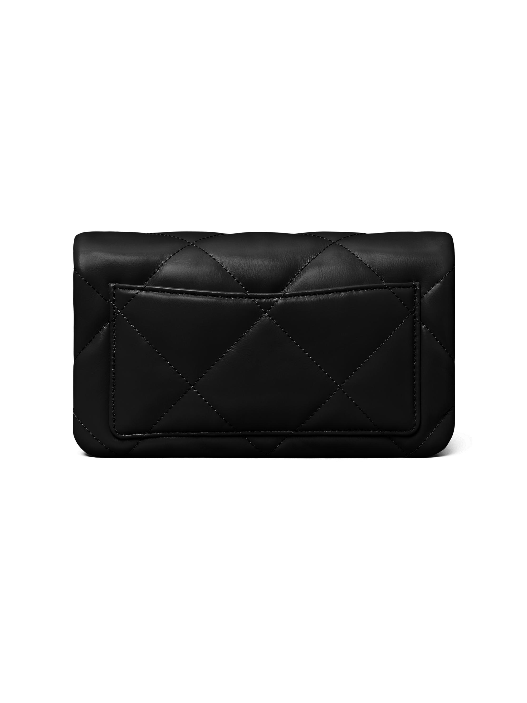 Kira Diamond Leather Chain Wallet