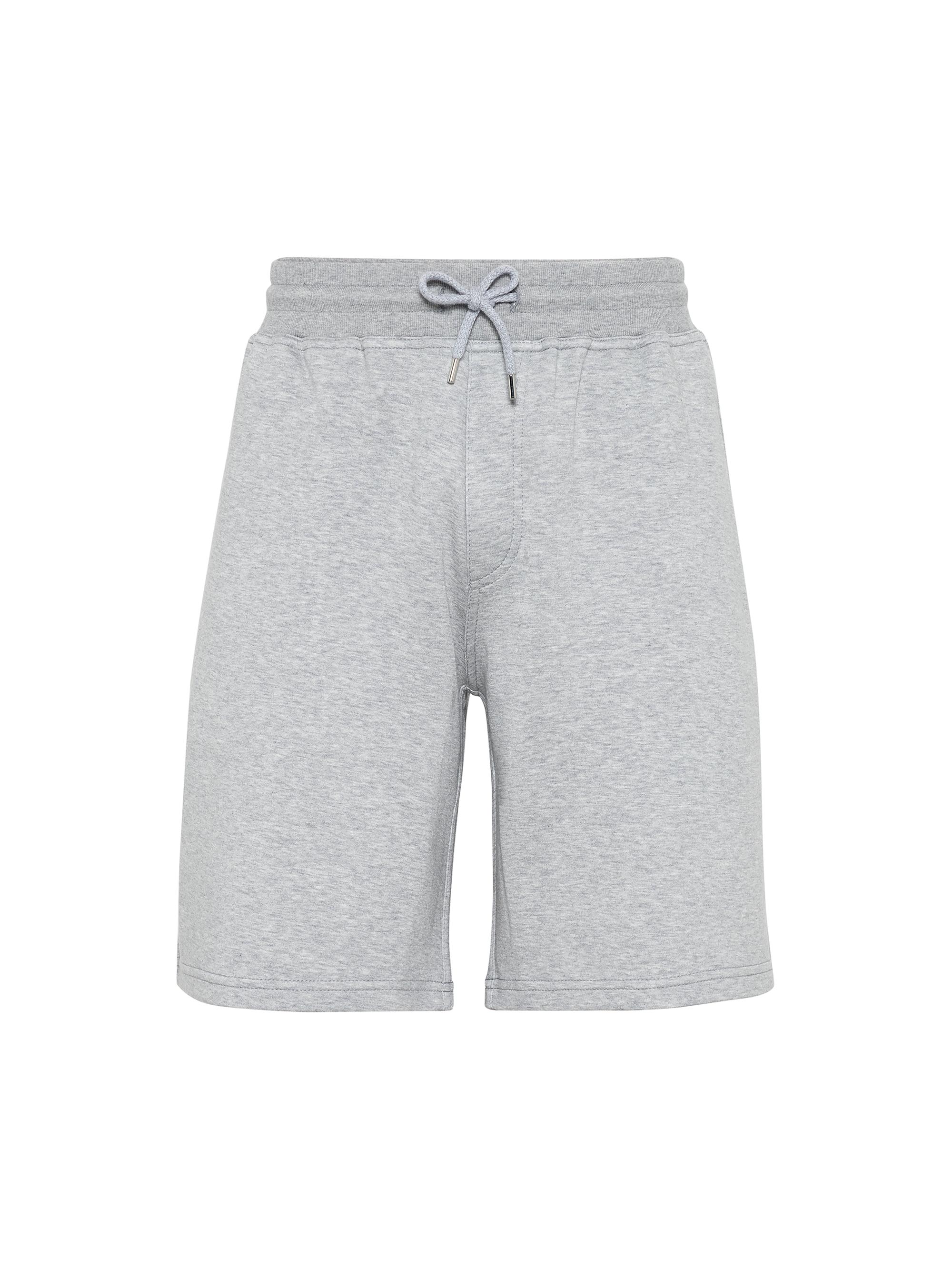 Brunello Cucinelli Men's French Terry Double Cloth Bermuda Shorts - Black