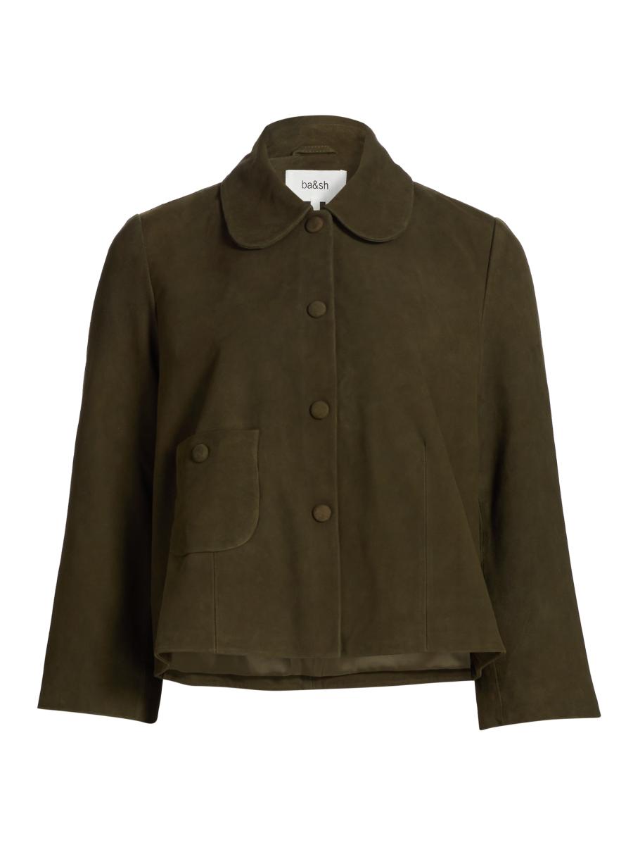 Ba&sh Women's Milos Leather Jacket In Brown