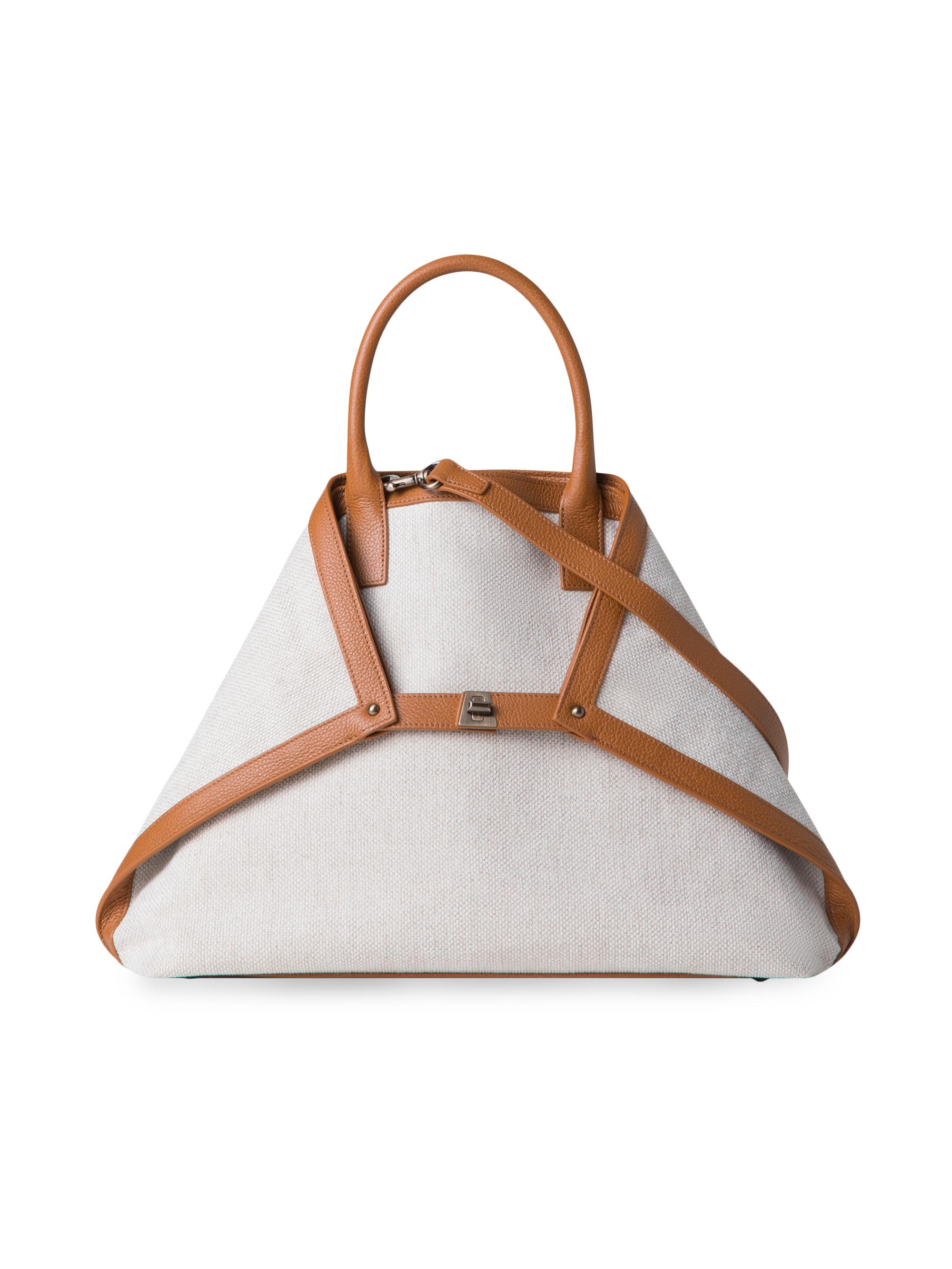 Akris Women's Ai Convertible Shopper Tote Bag - Stucco Cuoio