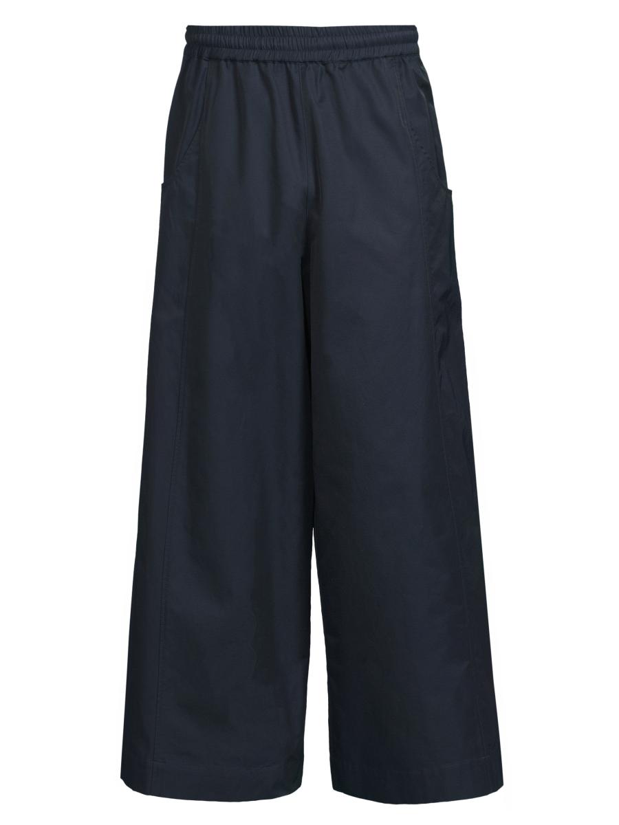 Nicholas Daley 'Wide Leg Trouser' (Navy Cotton Nylon)) – C'H