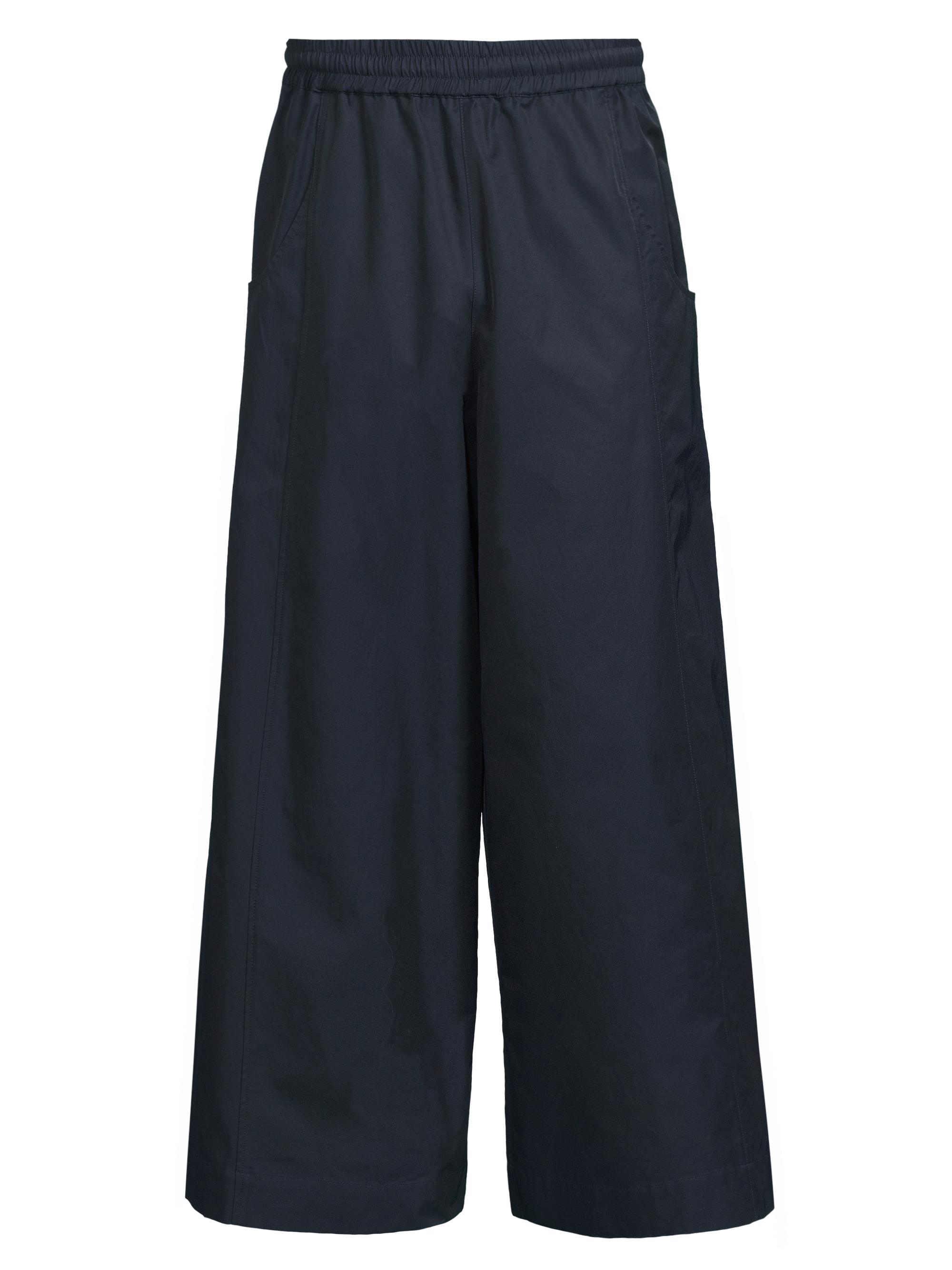 Nicholas Daley Men's Wide-Leg Poplin Trousers - Navy