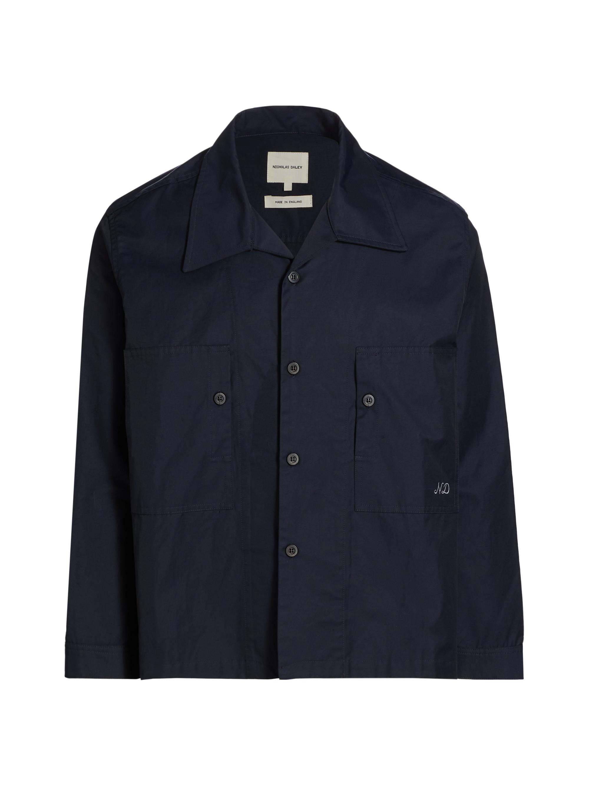 Nicholas Daley Men's Classic Pocket Shirt - Navy