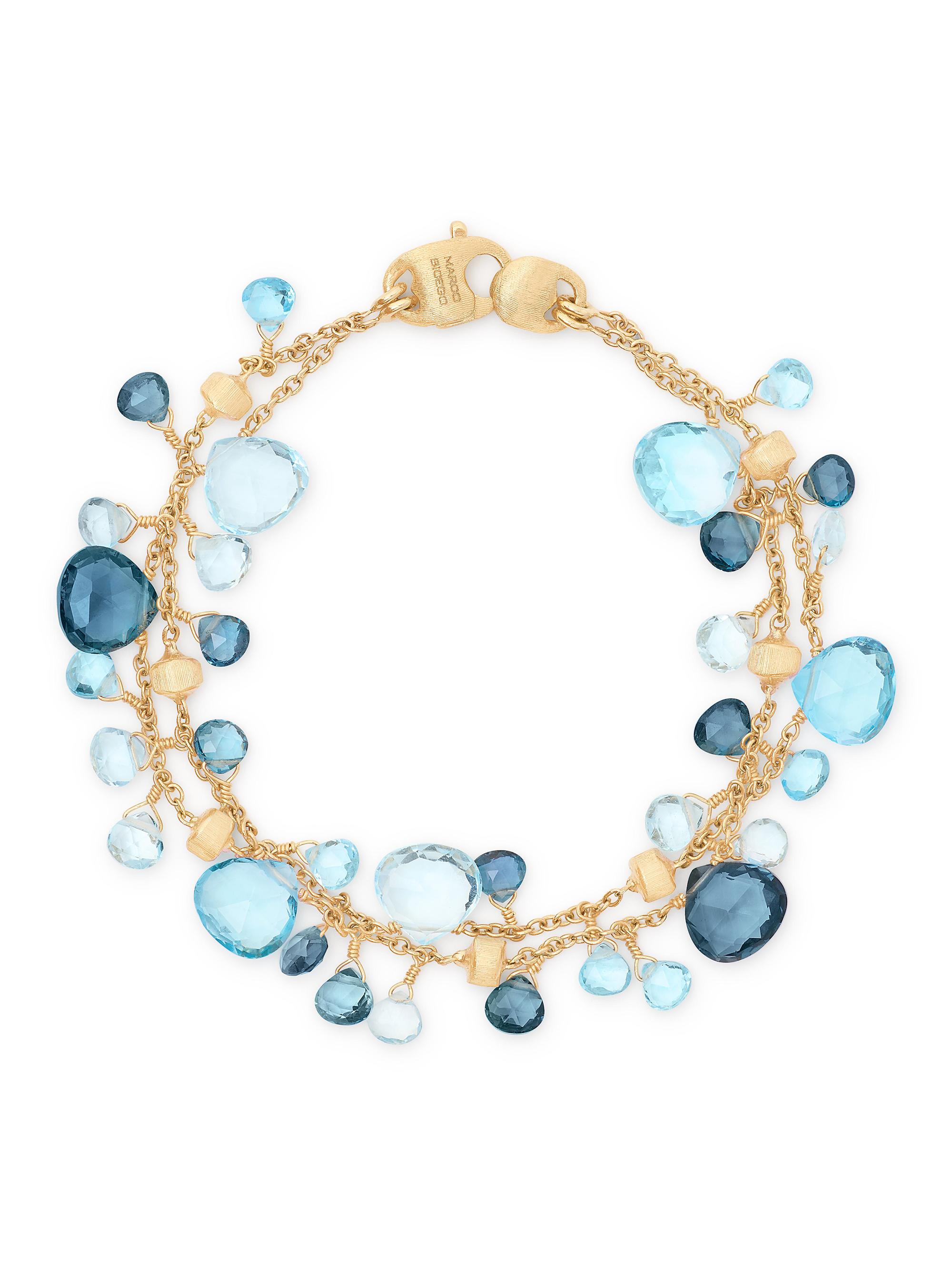 Marco Bicego Women's Paradise Topaz 18K Yellow Gold & Mixed Topaz Double-Strand Bracelet - Yellow Gold