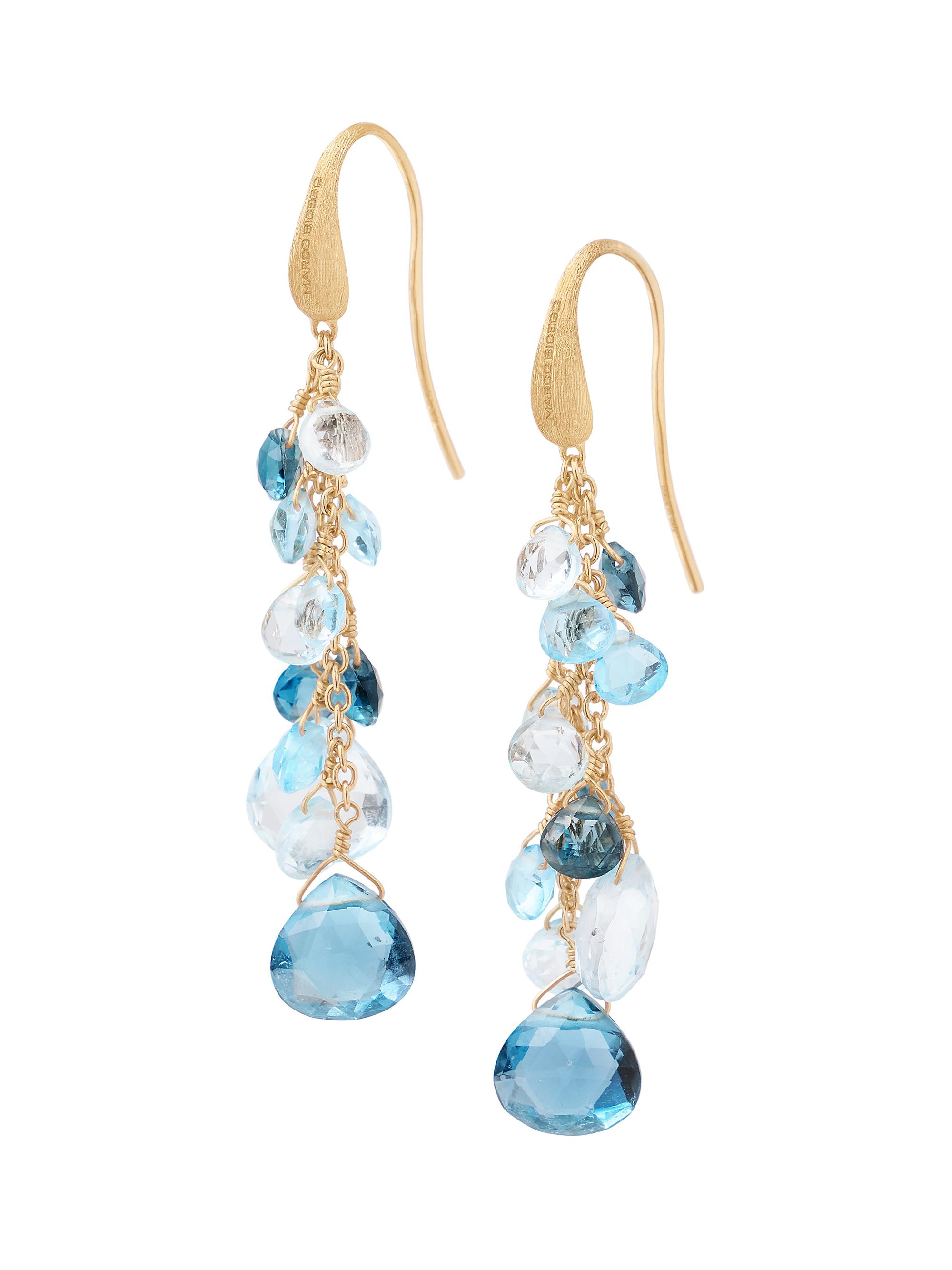 Marco Bicego Women's Paradise Topaz 18K Yellow Gold Multi-Strand Topaz Earrings - Yellow Gold