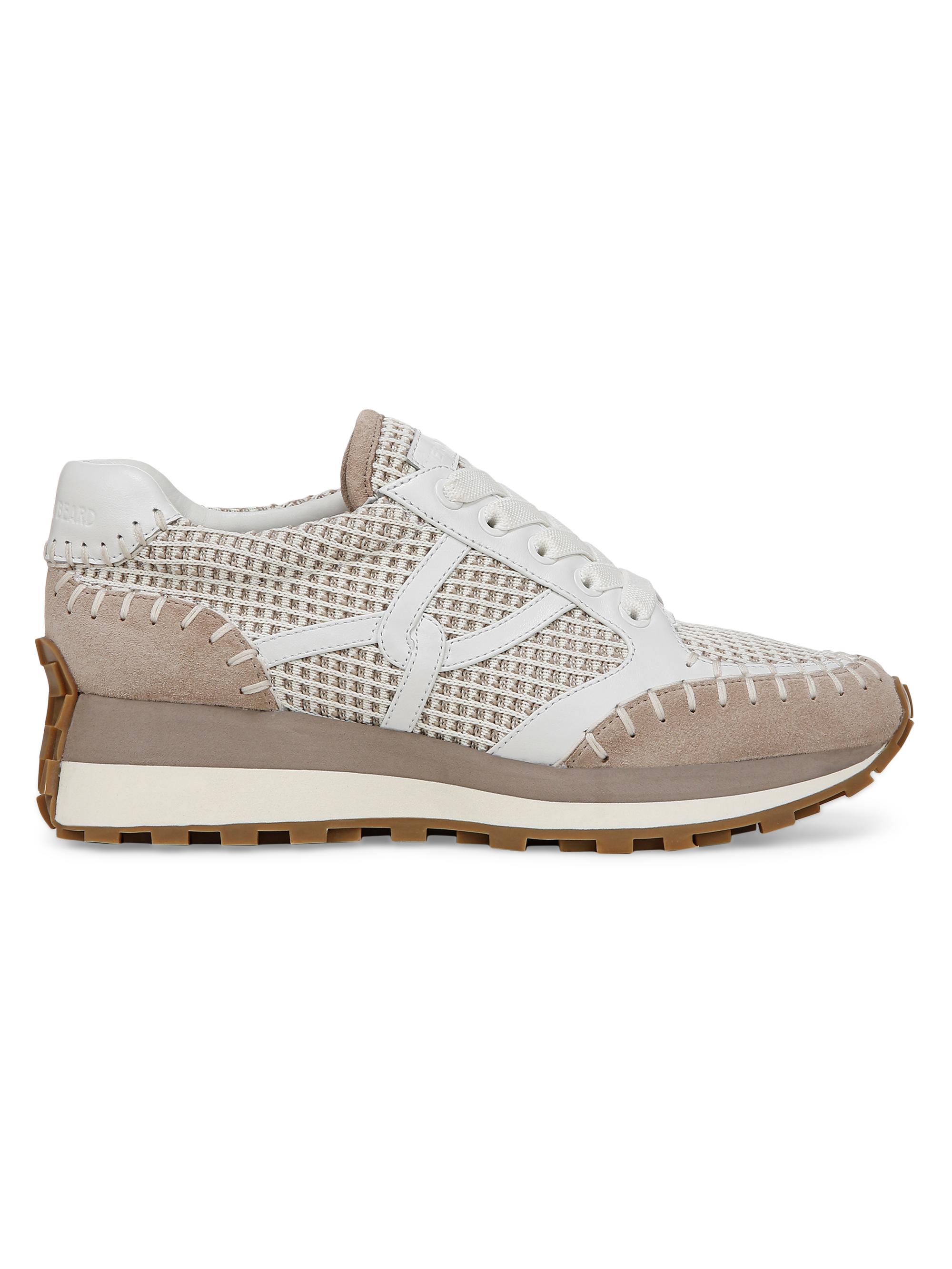 Veronica Beard Women's Valentina Mesh-2 Leather Sneakers - Chiffon Lily