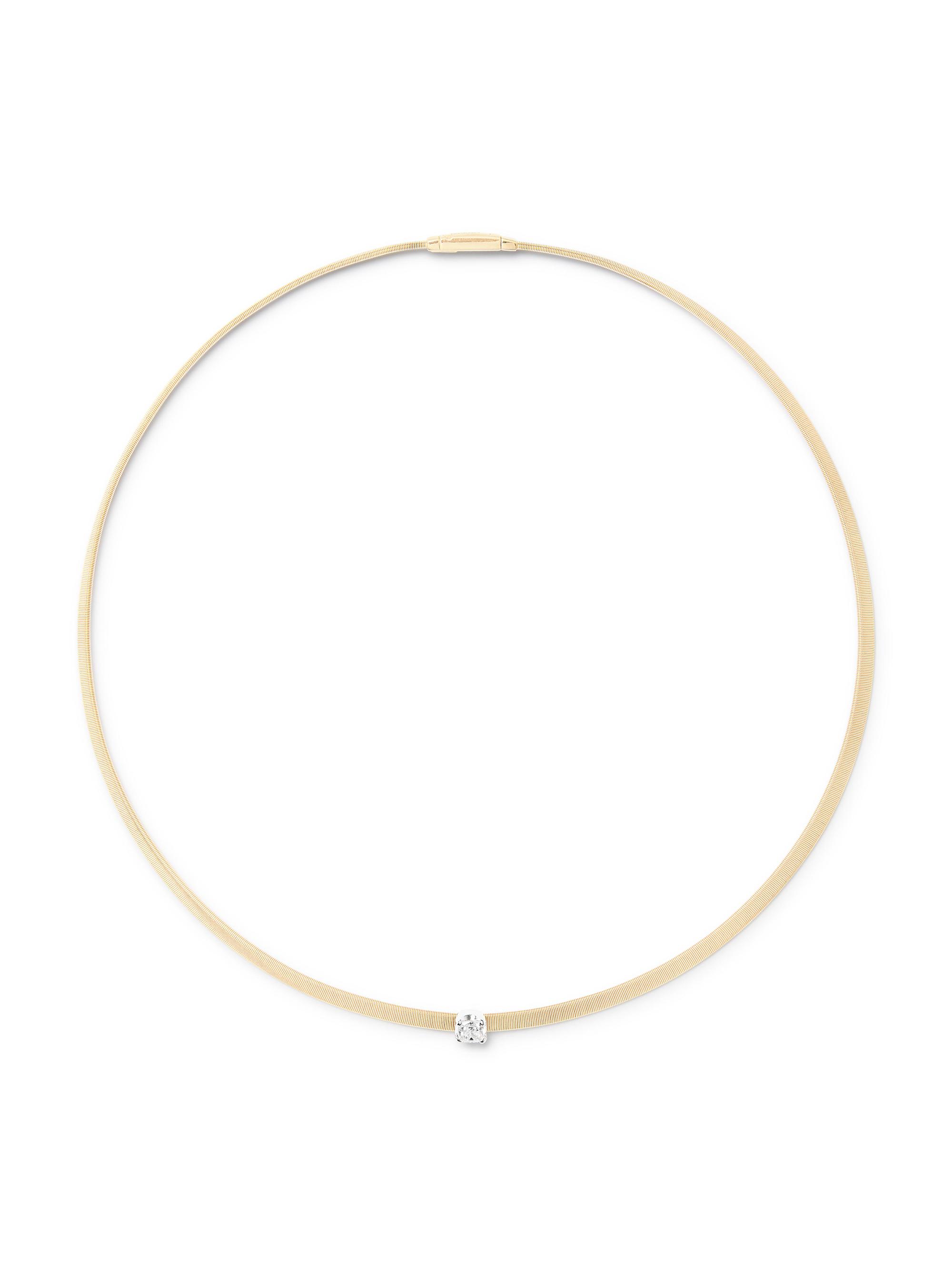 Marco Bicego Women's Masai Two-Tone 18K Gold & 0.52 TCW Diamond Coil Collar Necklace - Yellow Gold