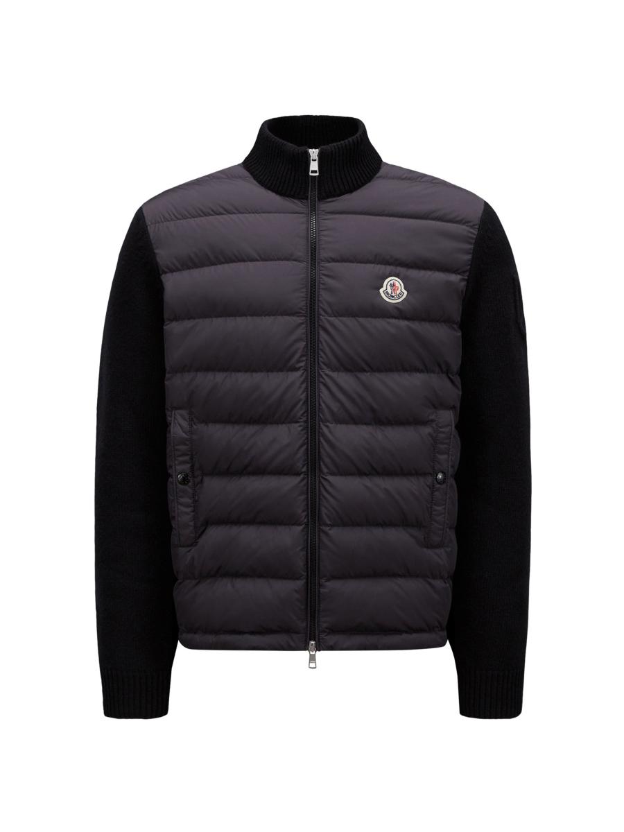 Moncler Down Puffer Cardigan | Saks Fifth Avenue