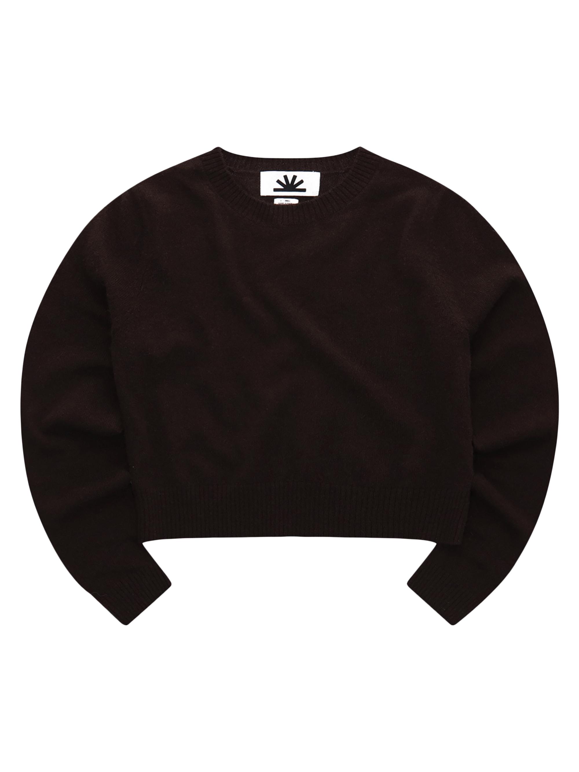 COLORUSH Women's Womad Cashmere Sweater - Brownie