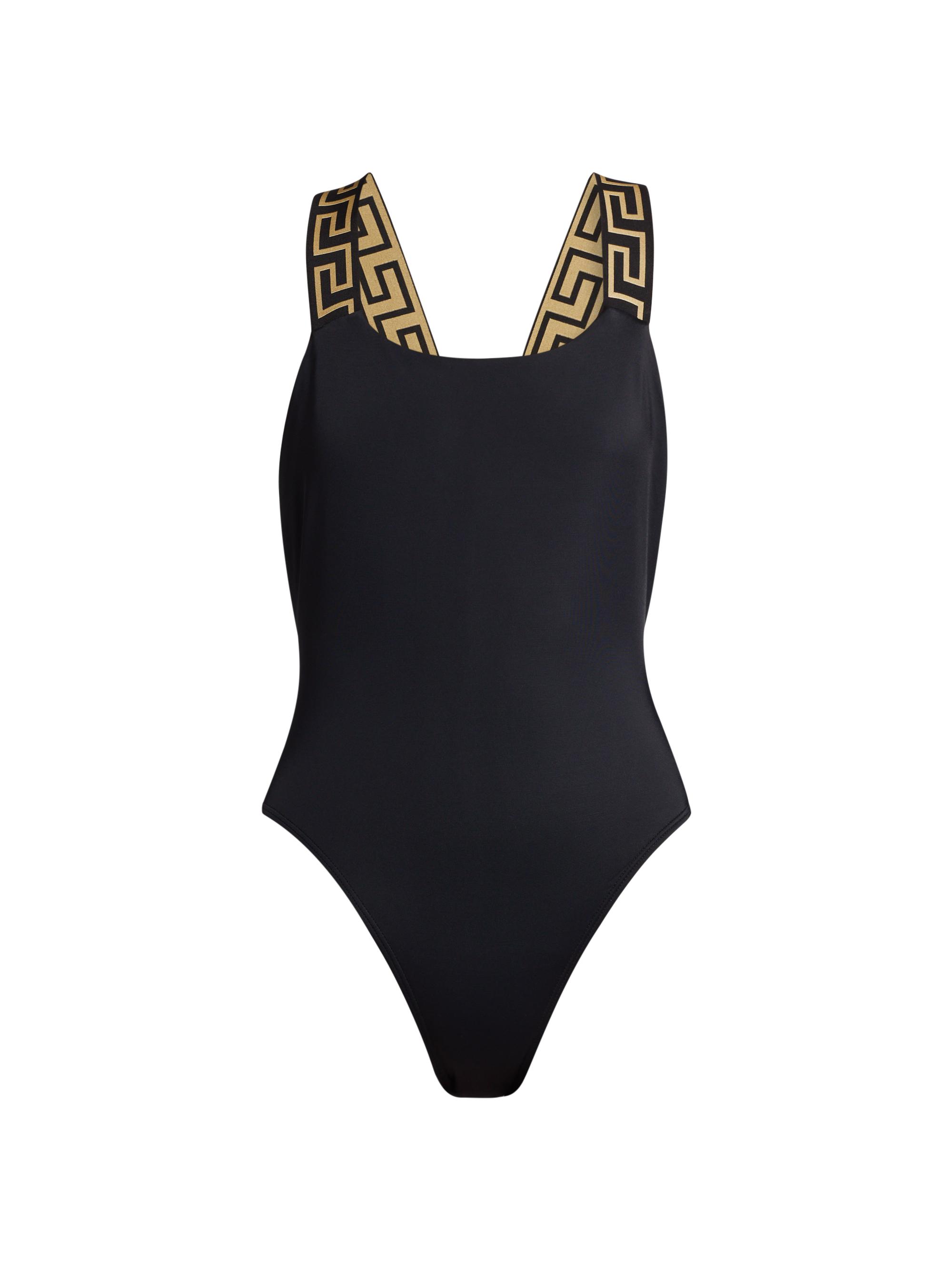 Versace Greca Cutout Swimsuit | Saks Fifth Avenue