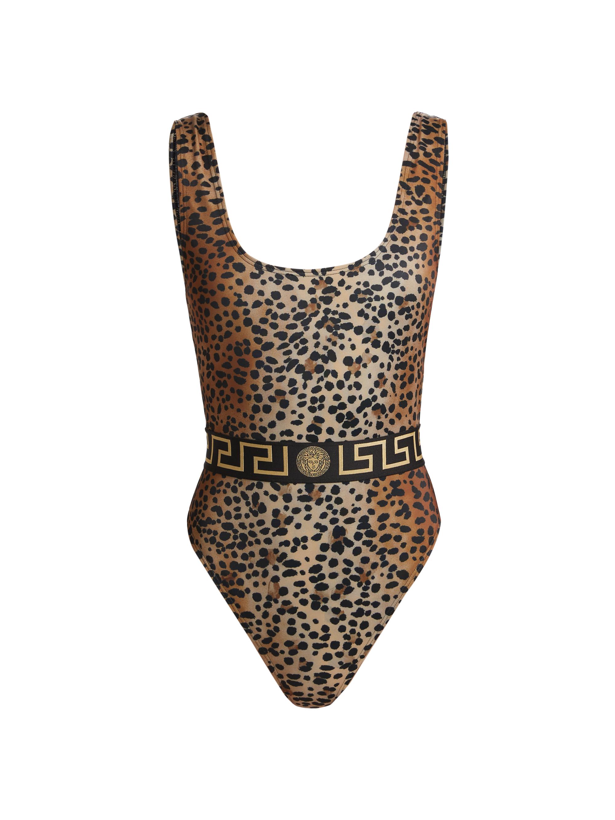Versace ヴェルサーチェ　ワンピース　マリン　リゾート Underwater Barocco One-Piece Swimsuit Green,Multicolor | VERSACE US