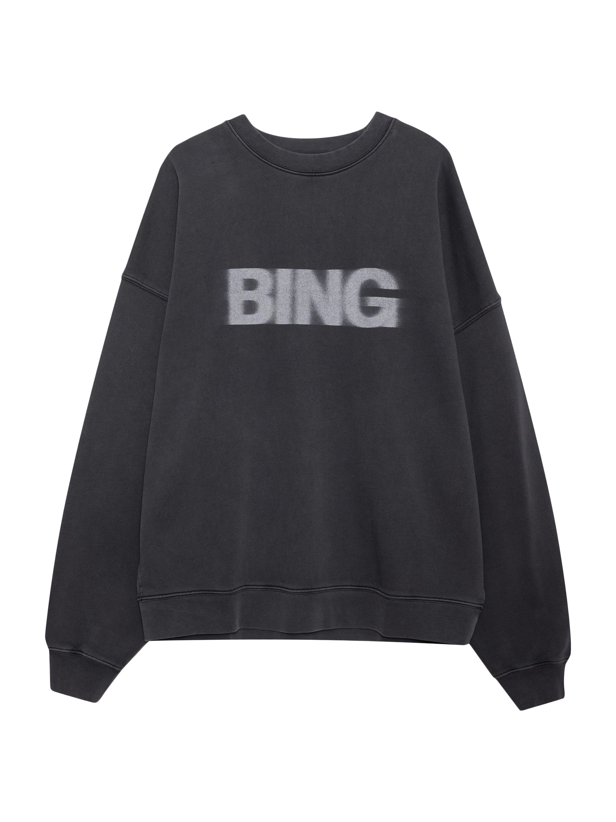 Anine Bing Women's Miles Logo Sweatshirt - Vintage Black