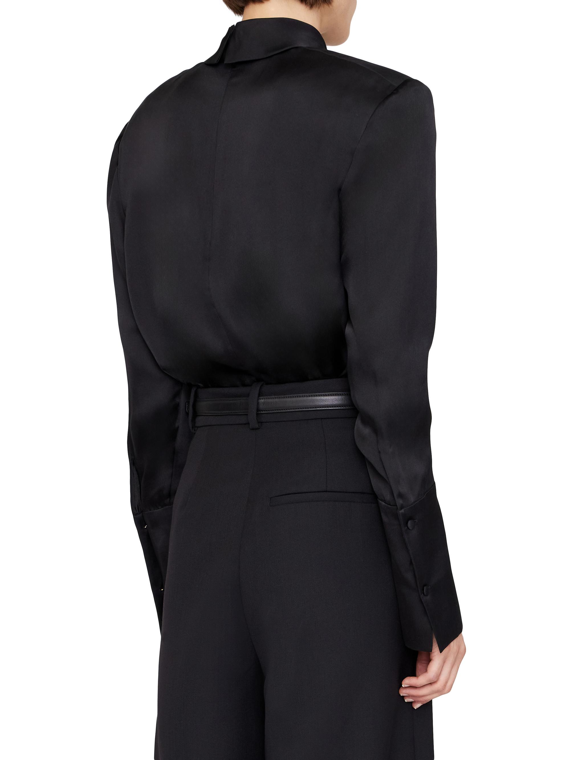 Anine Bing Josephine Silk-Blend Top | Saks Fifth Avenue