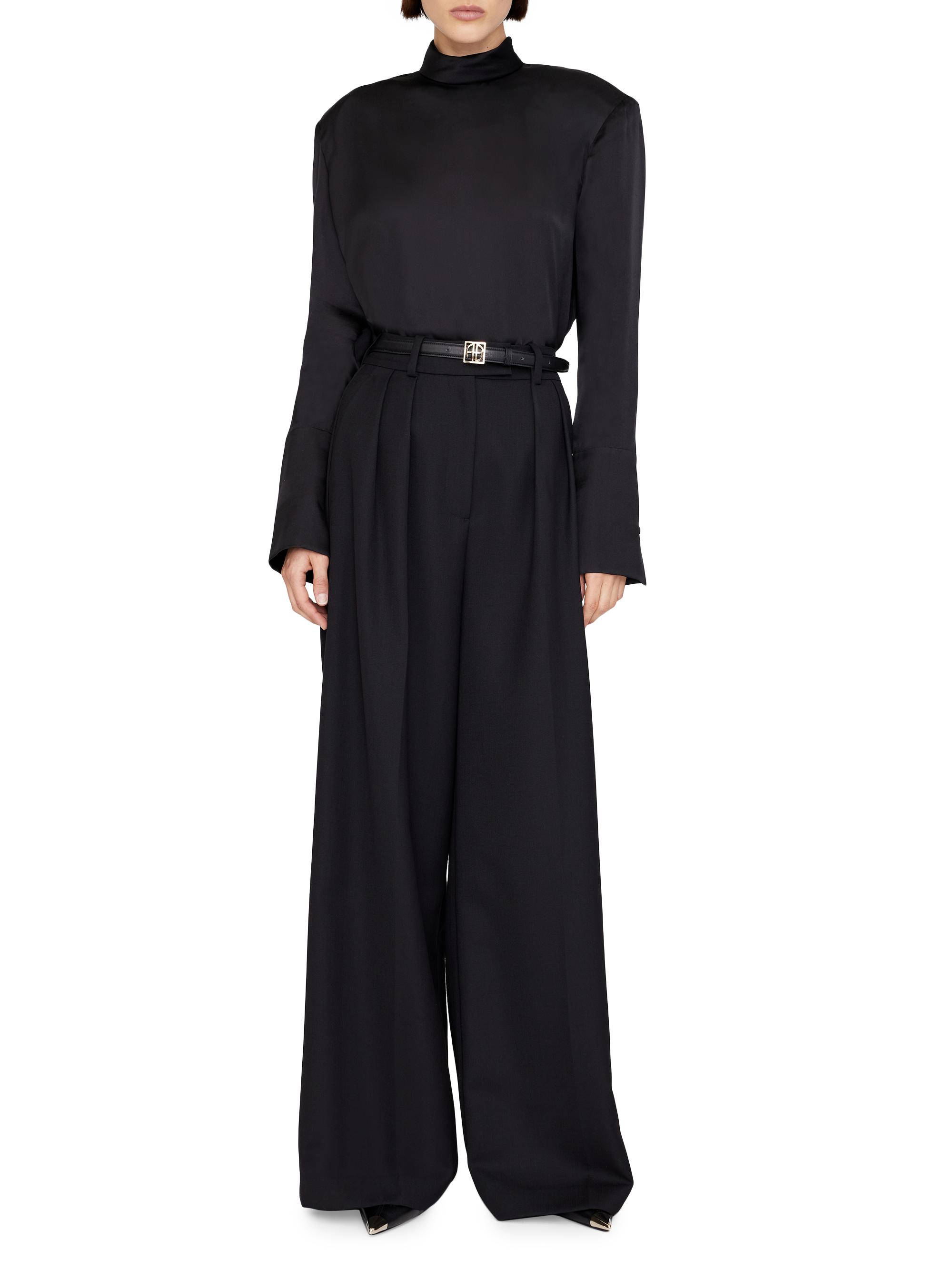 Anine Bing Josephine Silk-Blend Top | Saks Fifth Avenue