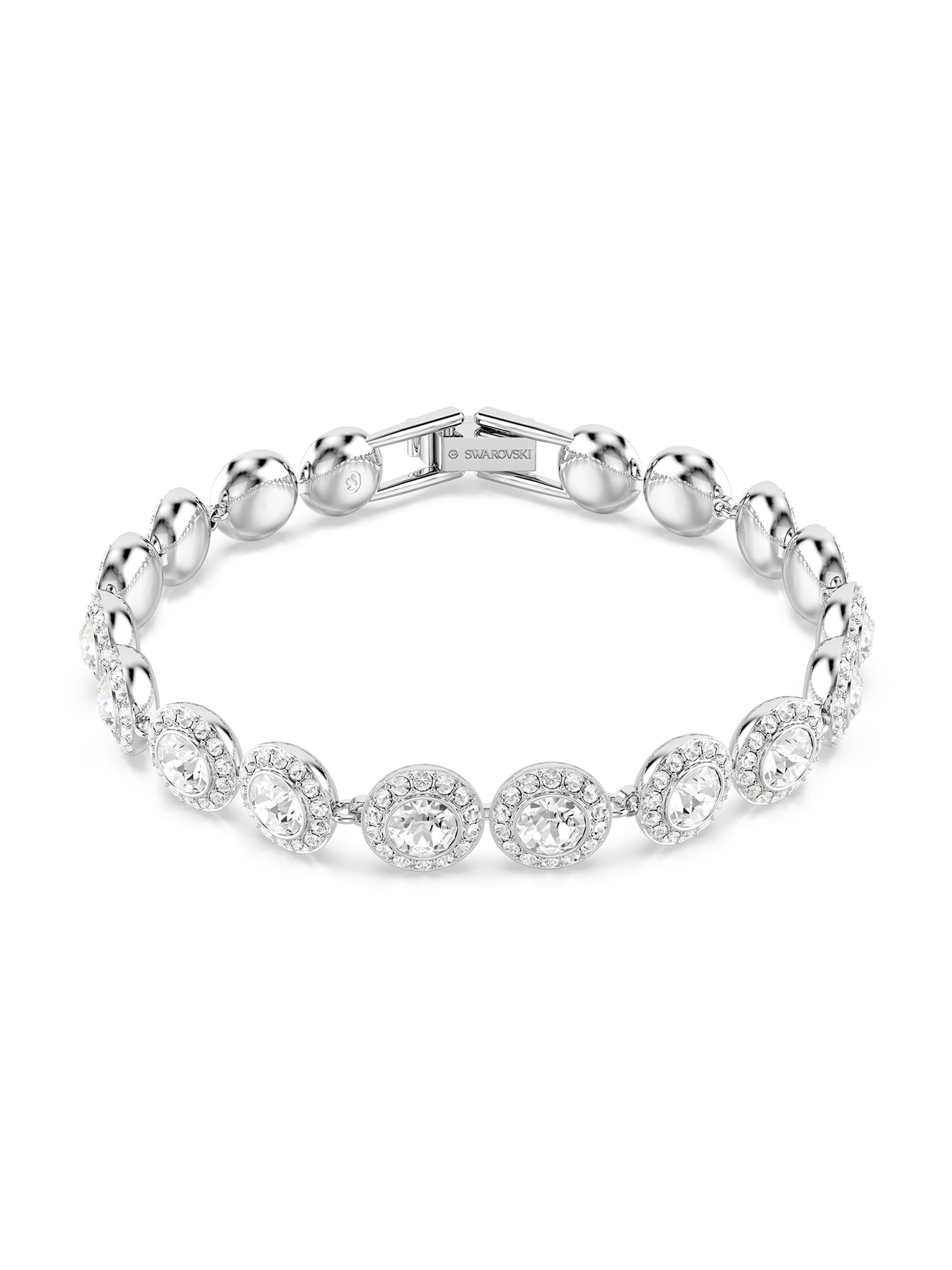 Swarovski Women's Una Ruthenium-Plated & Crystal Bracelet - Clear