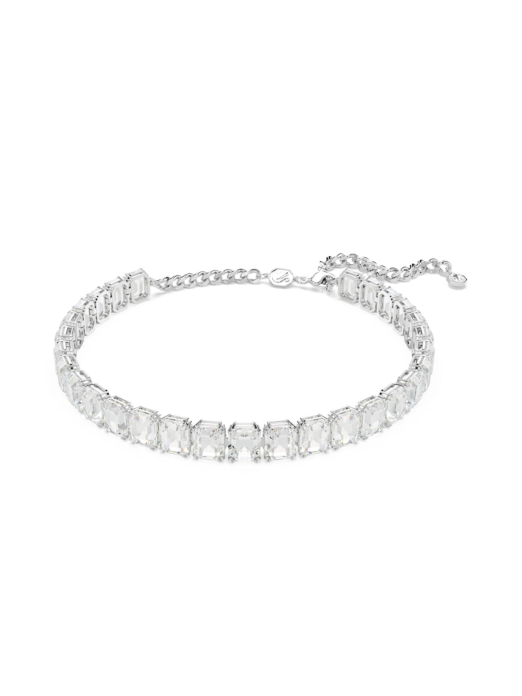 Swarovski Women's Millenia Rhodium-Plated & Crystal Choker Necklace - Clear
