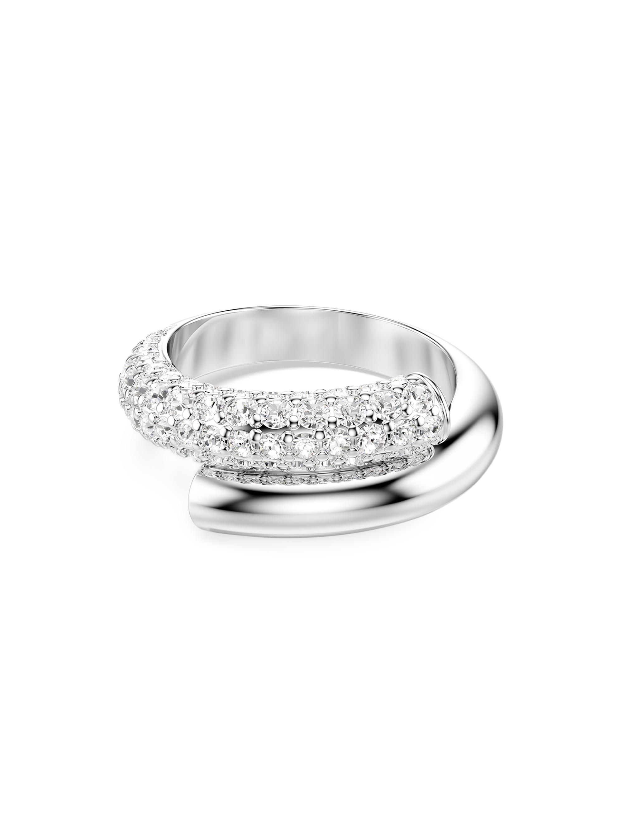 Swarovski Women's Dextera Rhodium-Plated & Crystal Ring - Silver