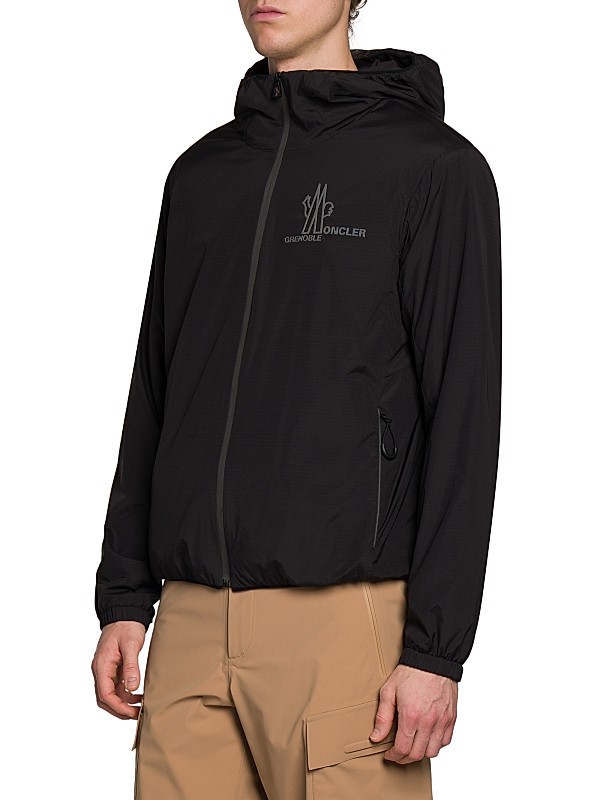 Shop Moncler Grenoble Bissen Hooded Windbreaker Jacket Shop Moncler Grenoble Bissen Hooded Windbreaker Jacket