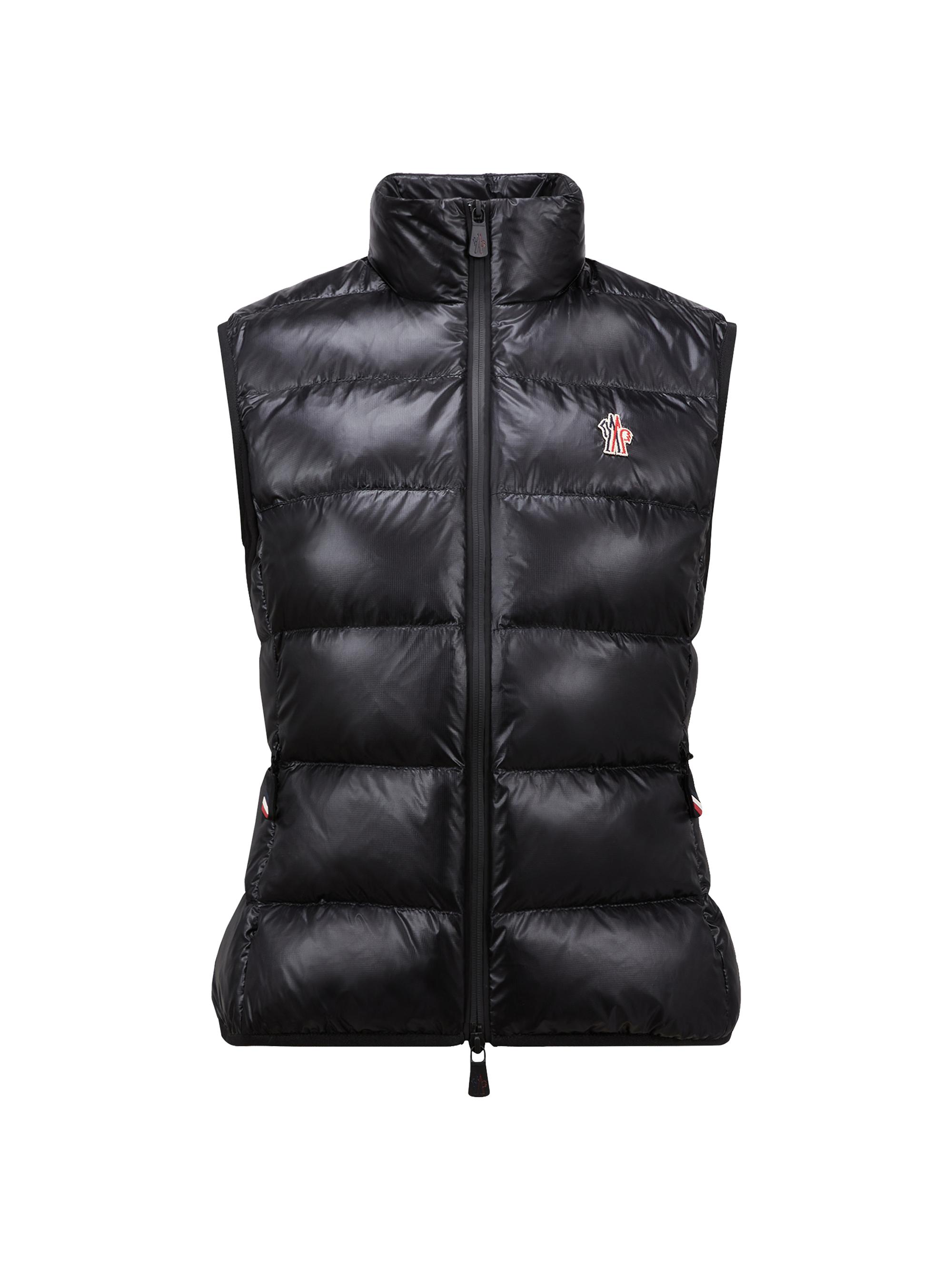 Moncler Grenoble Women's Light Weight Nylon Down Vest - Black