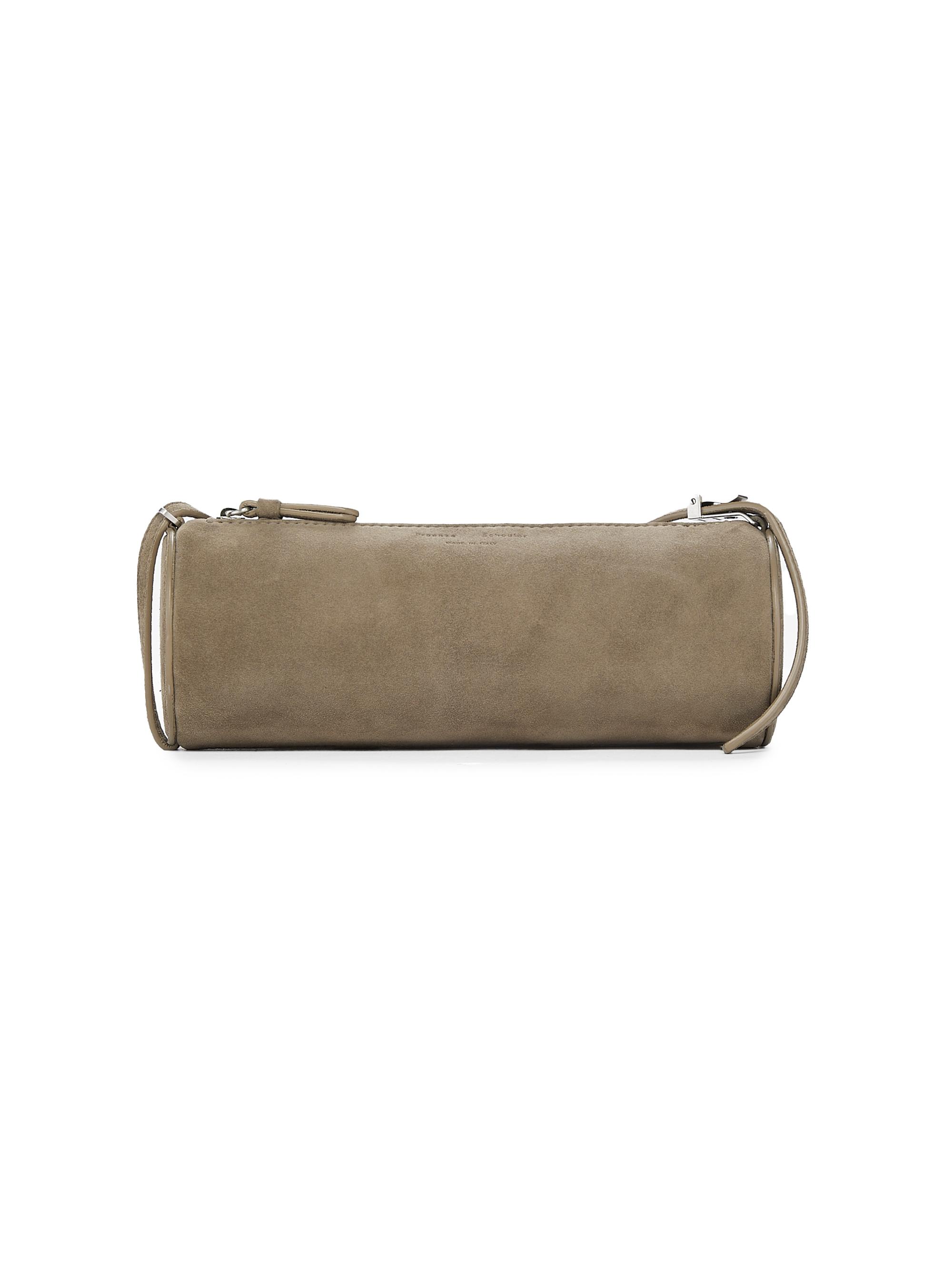 Proenza Schouler Women's Silo Suede Shoulder Bag - Taupe