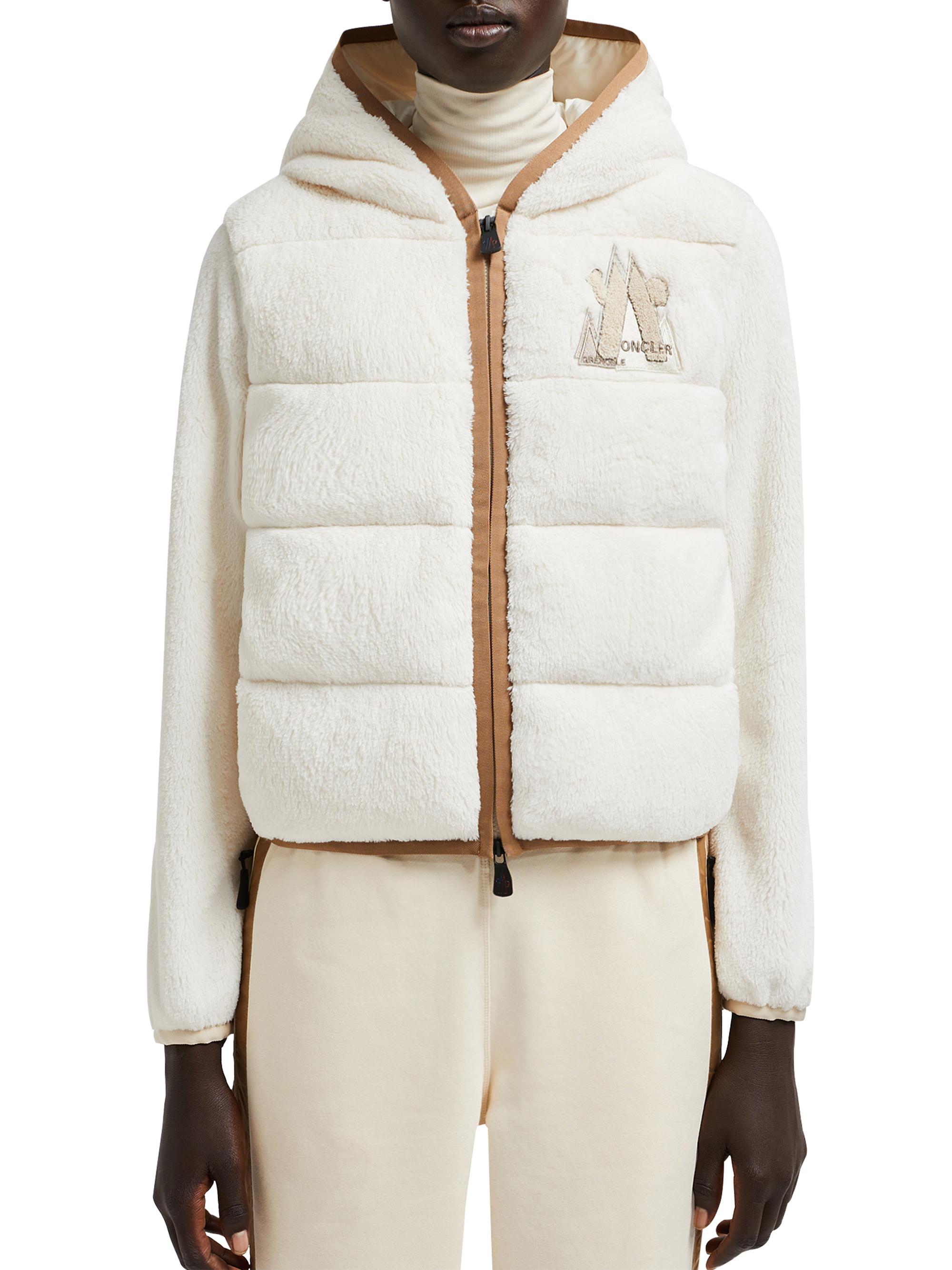 Moncler Grenoble Women's Zip-Up Hoodie - White