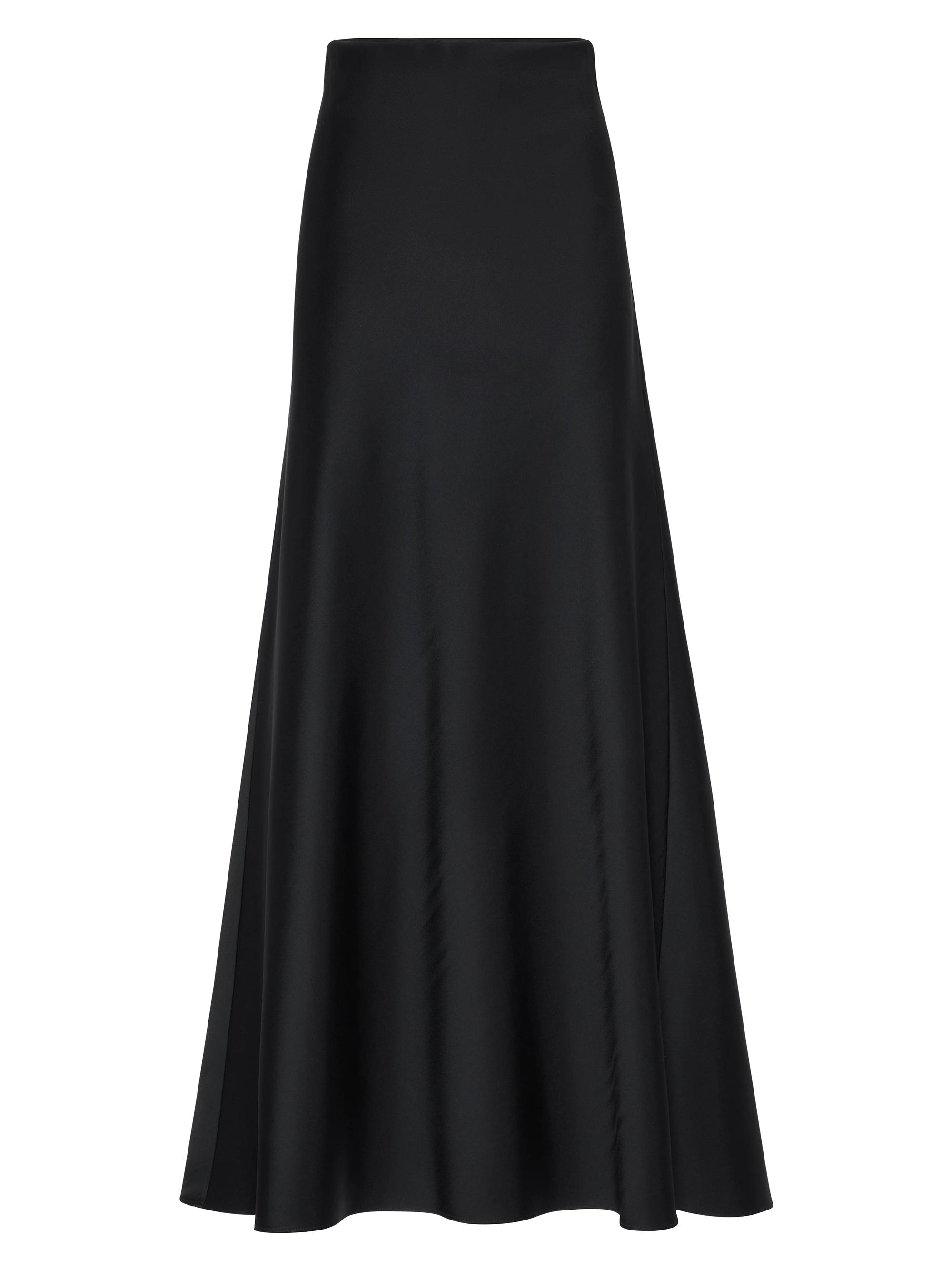 Brunello Cucinelli Women's Satin Cady Mermaid Skirt - Black