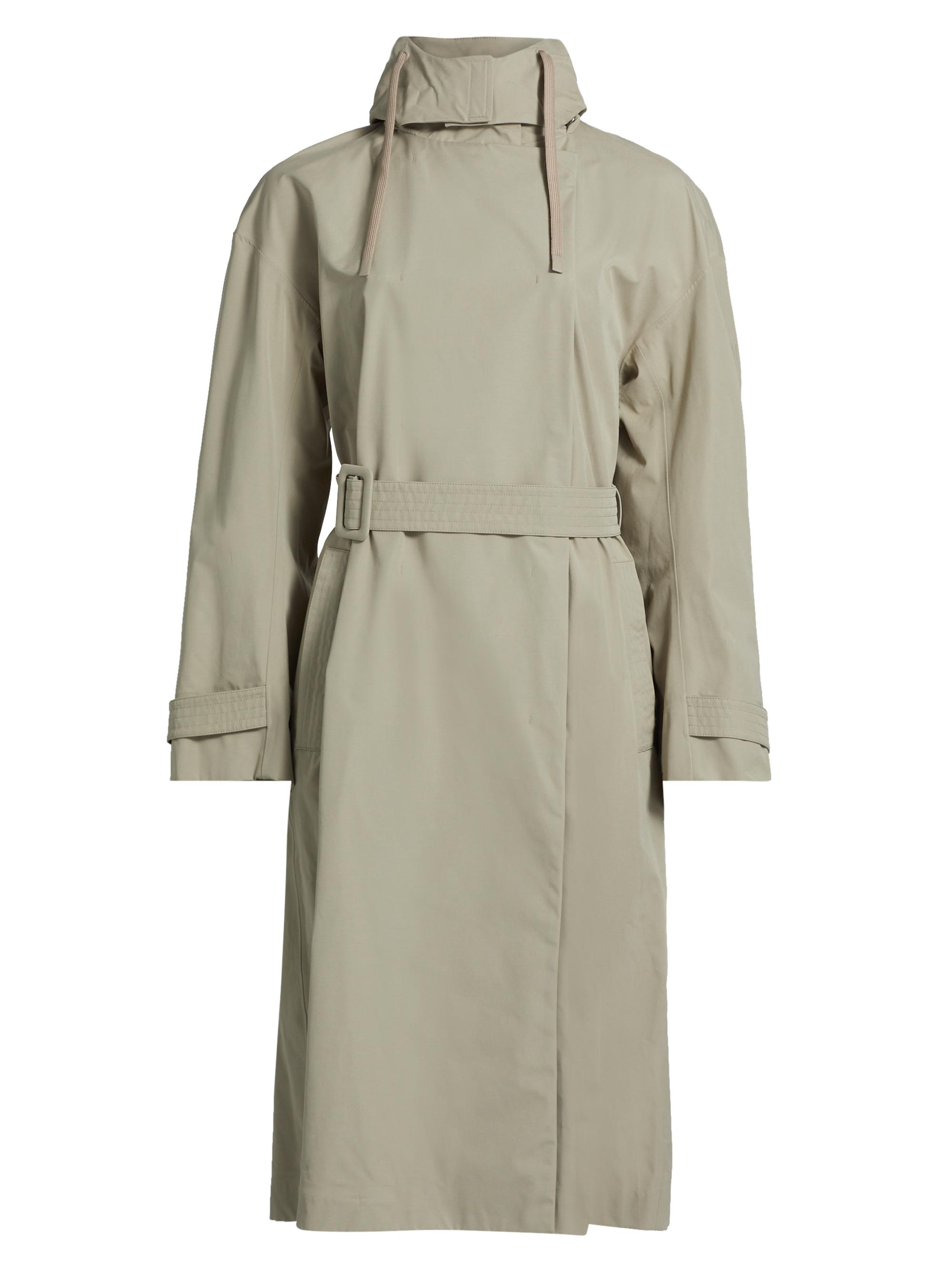 MM Max Mara Women's Moriana Funnel Neck Raincoat - Sand