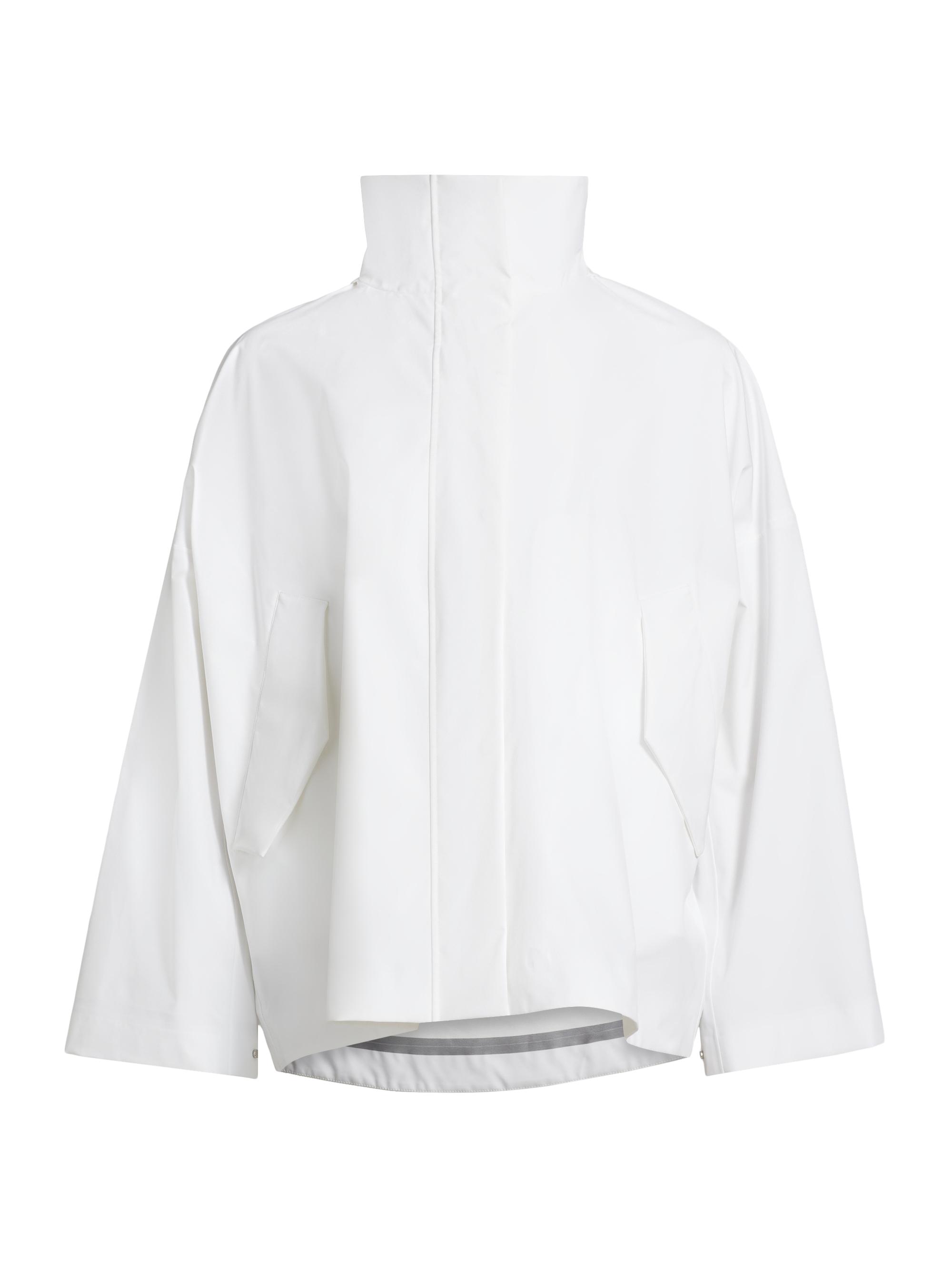 MM Max Mara Women's Preston Hooded Raincoat - Optical White