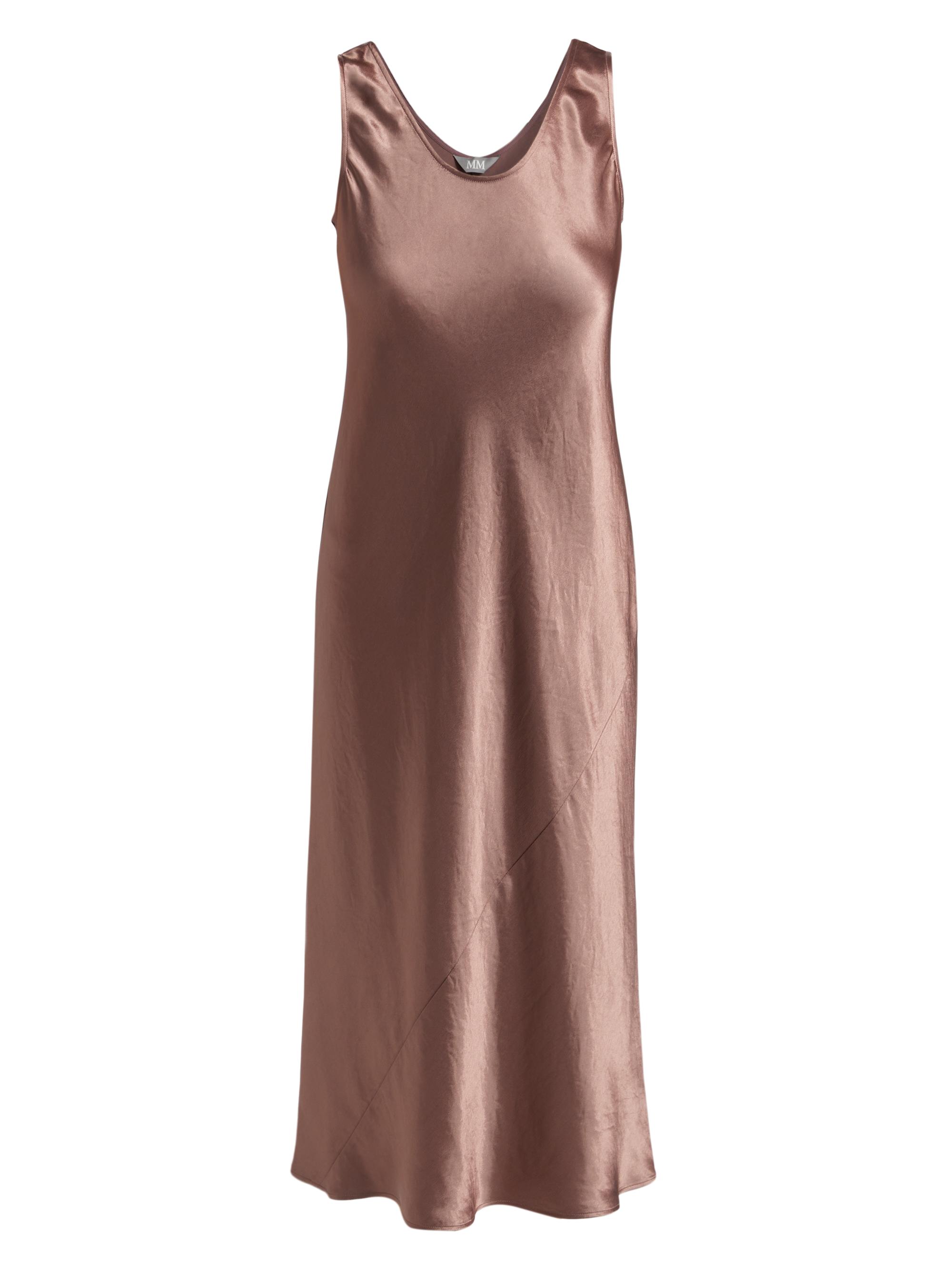 MM Max Mara Women's Talete Satin Midi Slip dress - Mauve