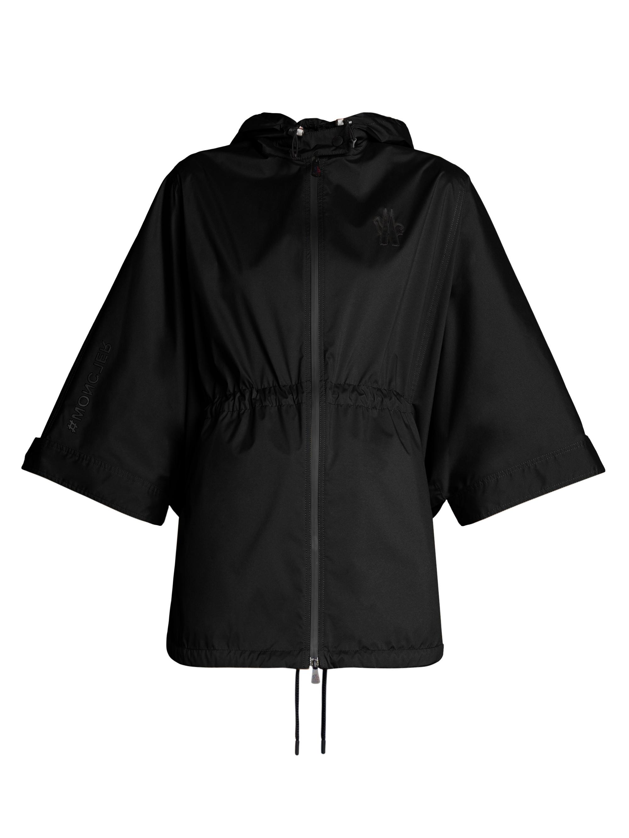 Moncler Grenoble Women's Vorassay Hooded Cape - Black