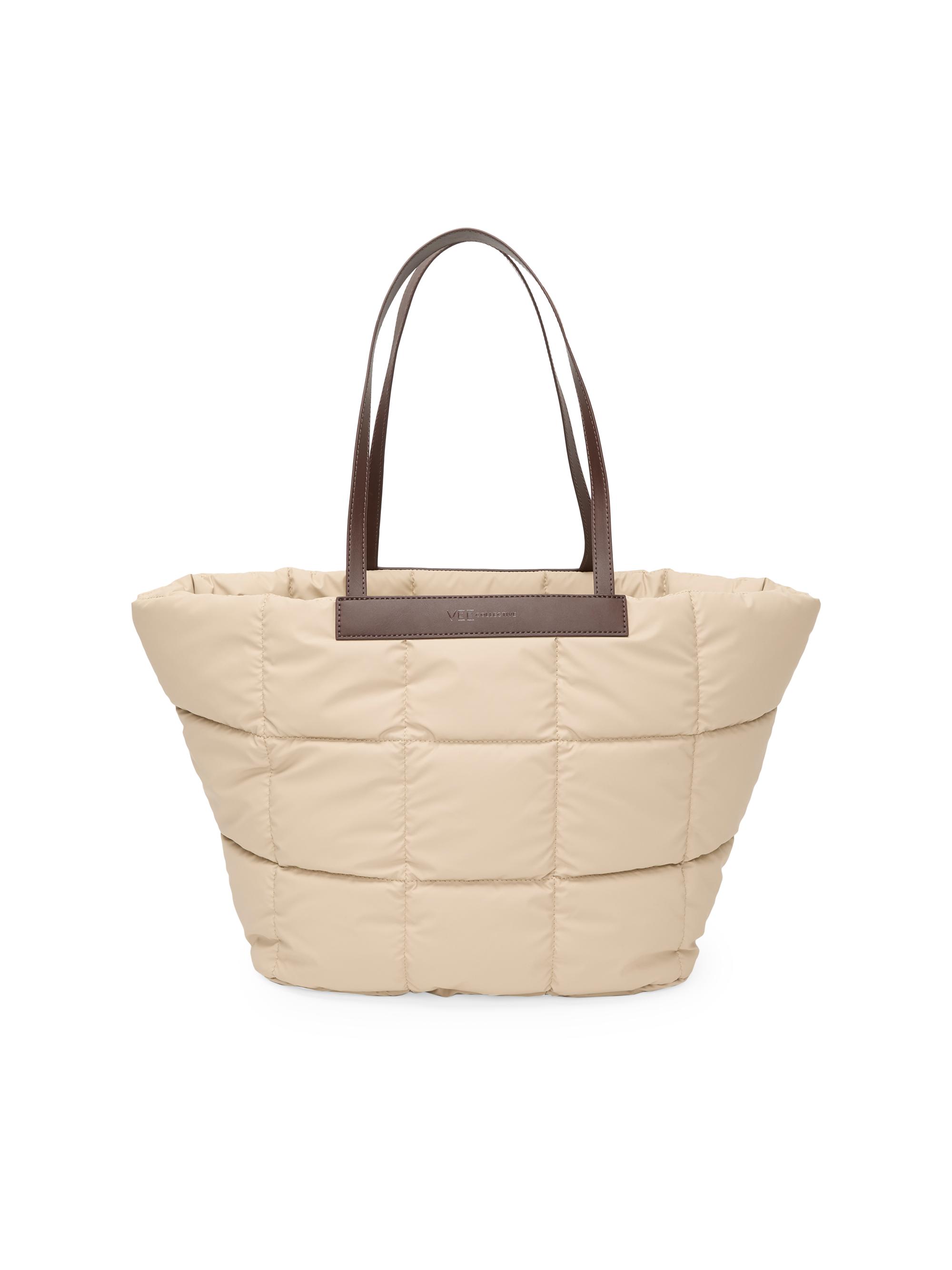 Vee Collective Women's Porter Basque Quilted Tote Bag - Sand