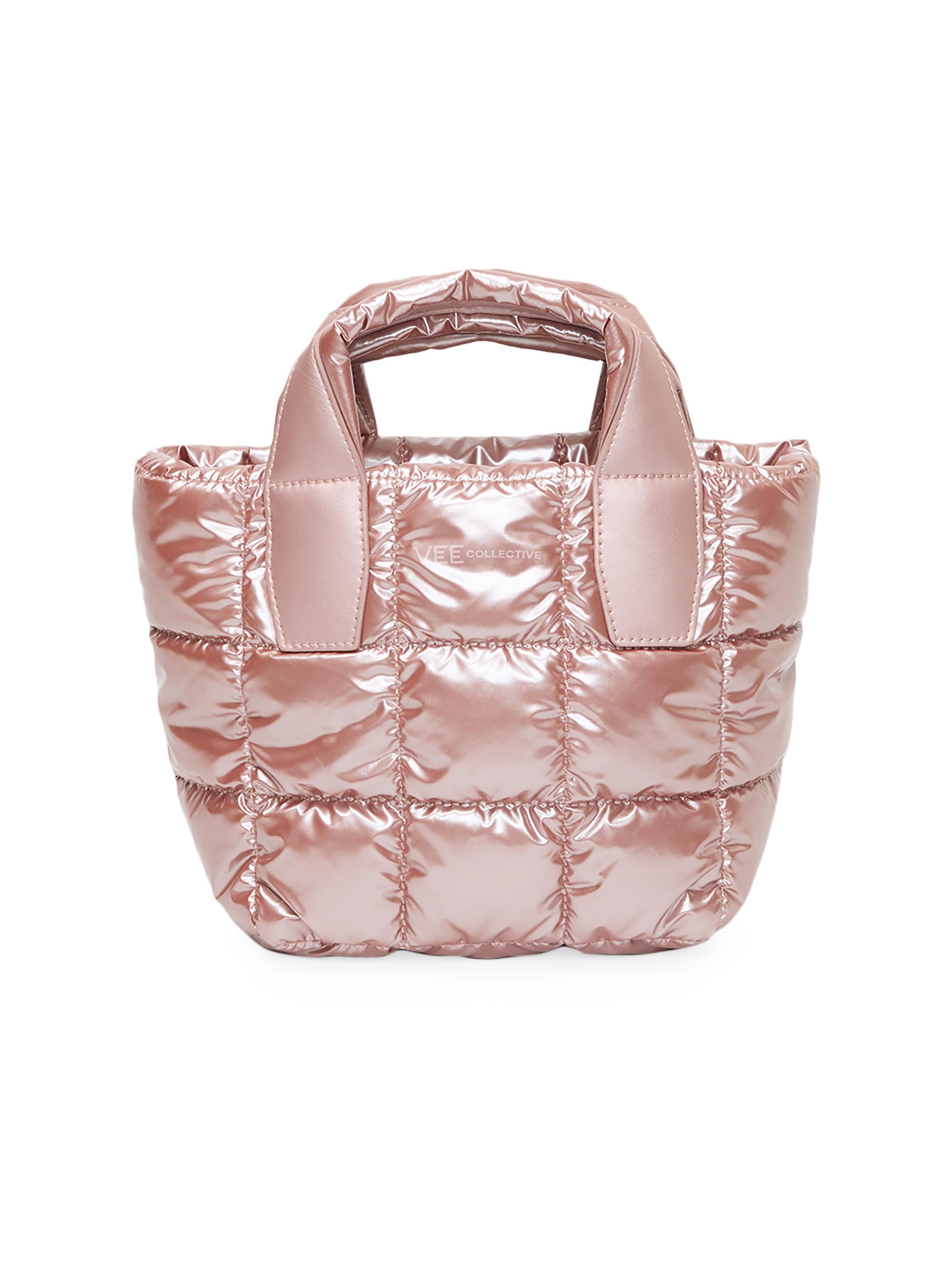 Vee Collective Women's Porter Mini Quilted Tote Bag - Ginfizz Metallic