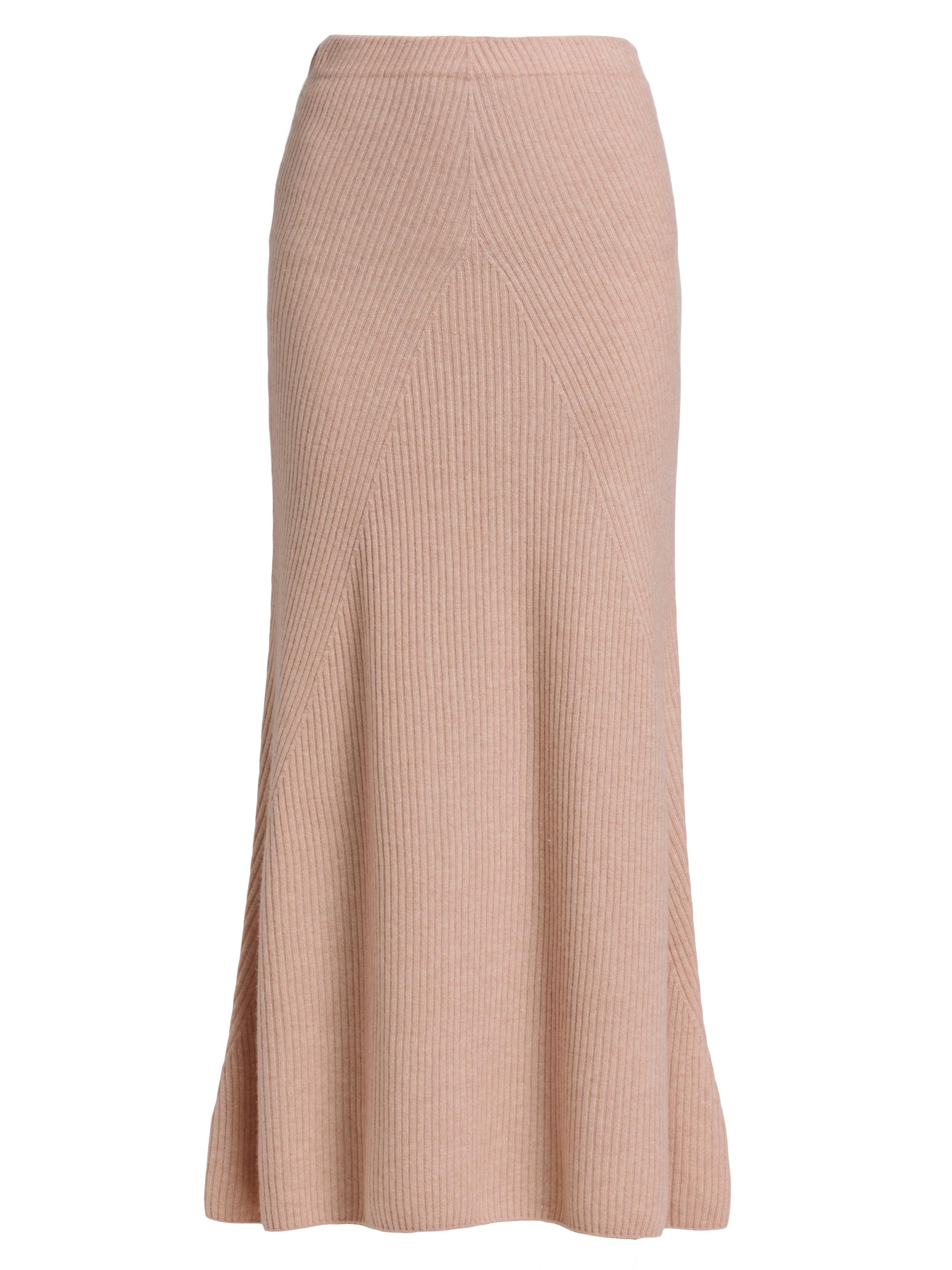 Naadam Women's Cashmere-Wool Maxi Skirt - Desert Pink