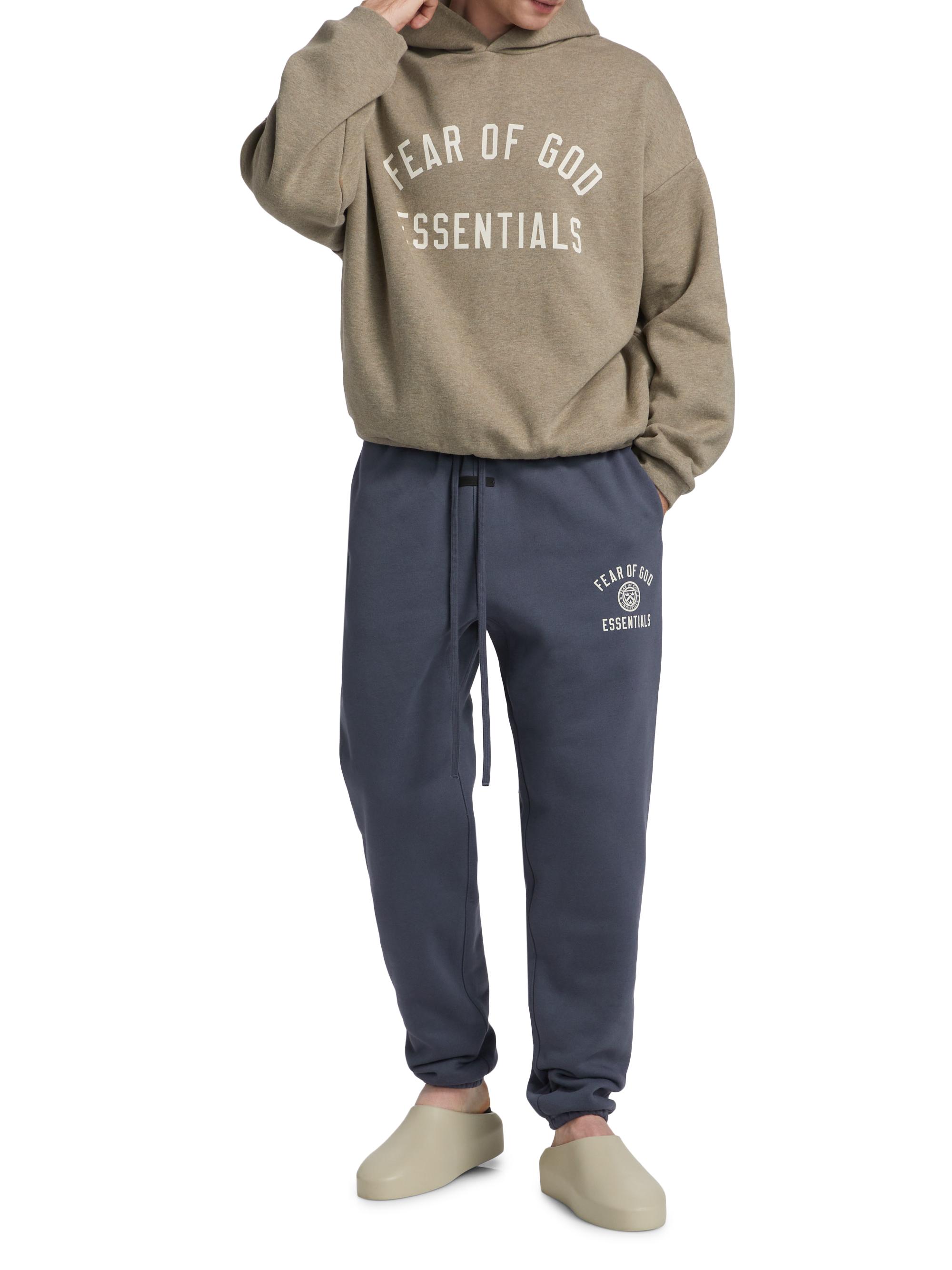 Fear of God Essentials Logo Fleece Hoodie | Saks Fifth Avenue