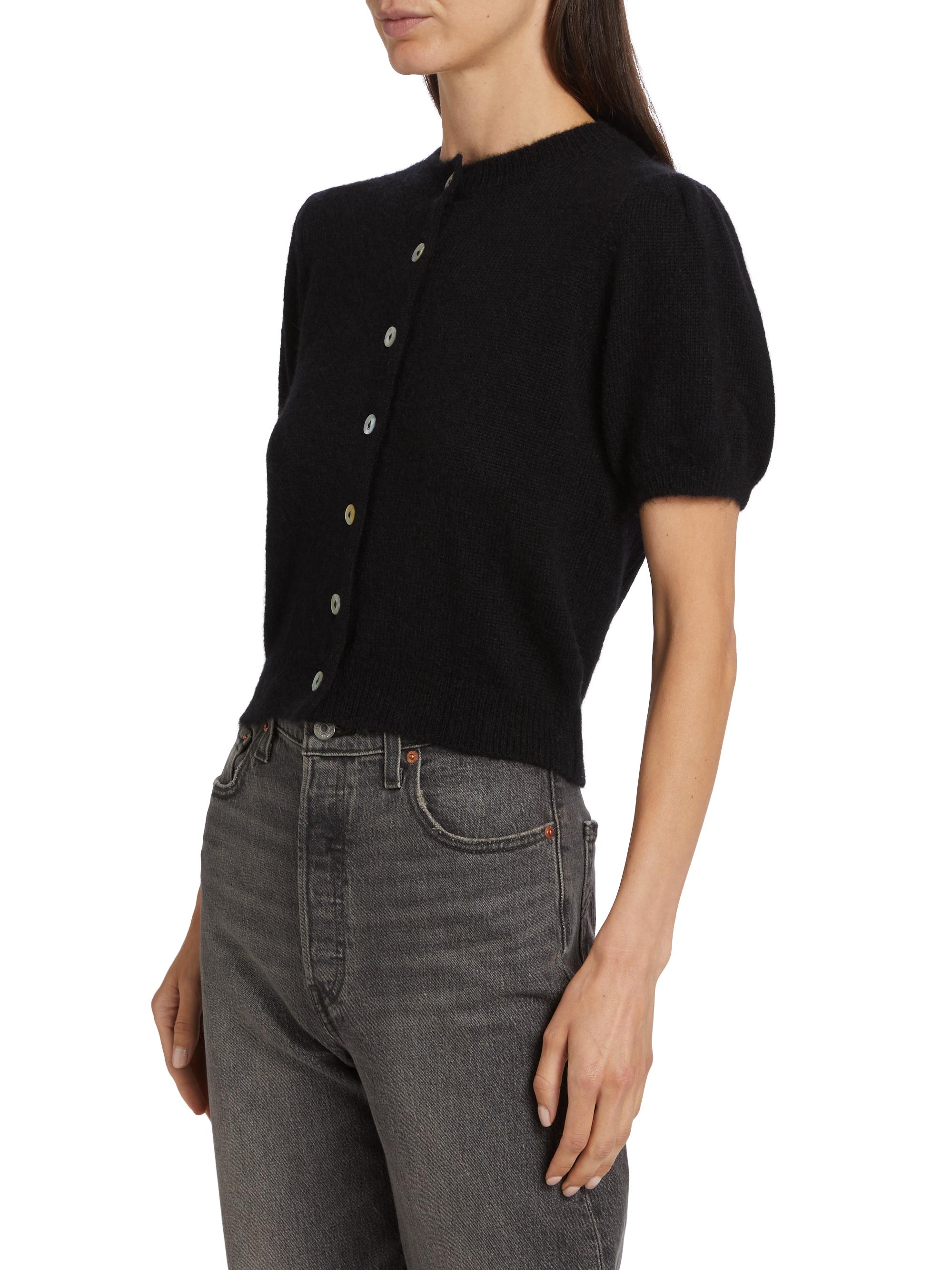 DÔEN Anisa Short-Sleeve Cardigan | Saks Fifth Avenue