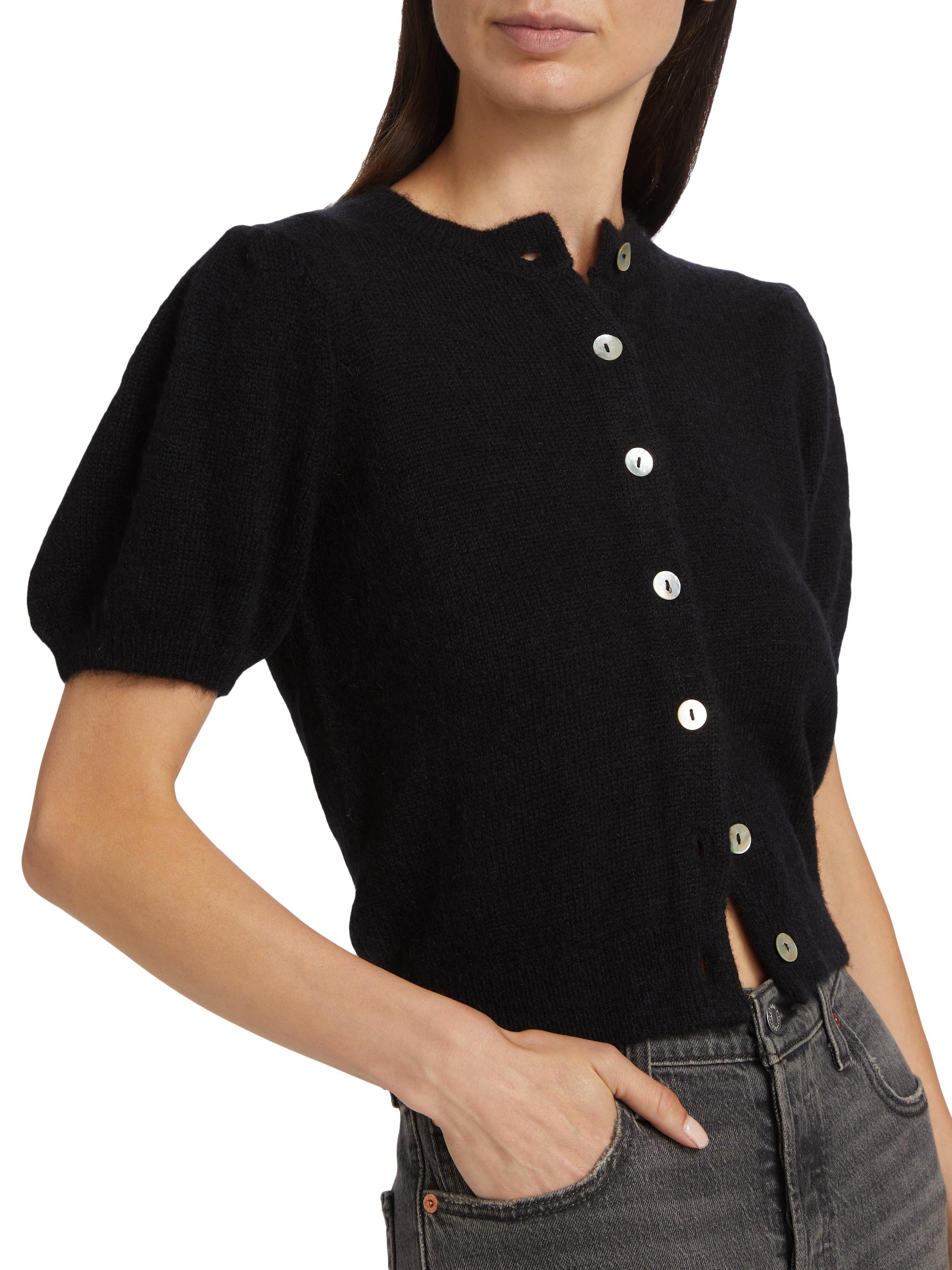 DÔEN Anisa Short-Sleeve Cardigan | Saks Fifth Avenue