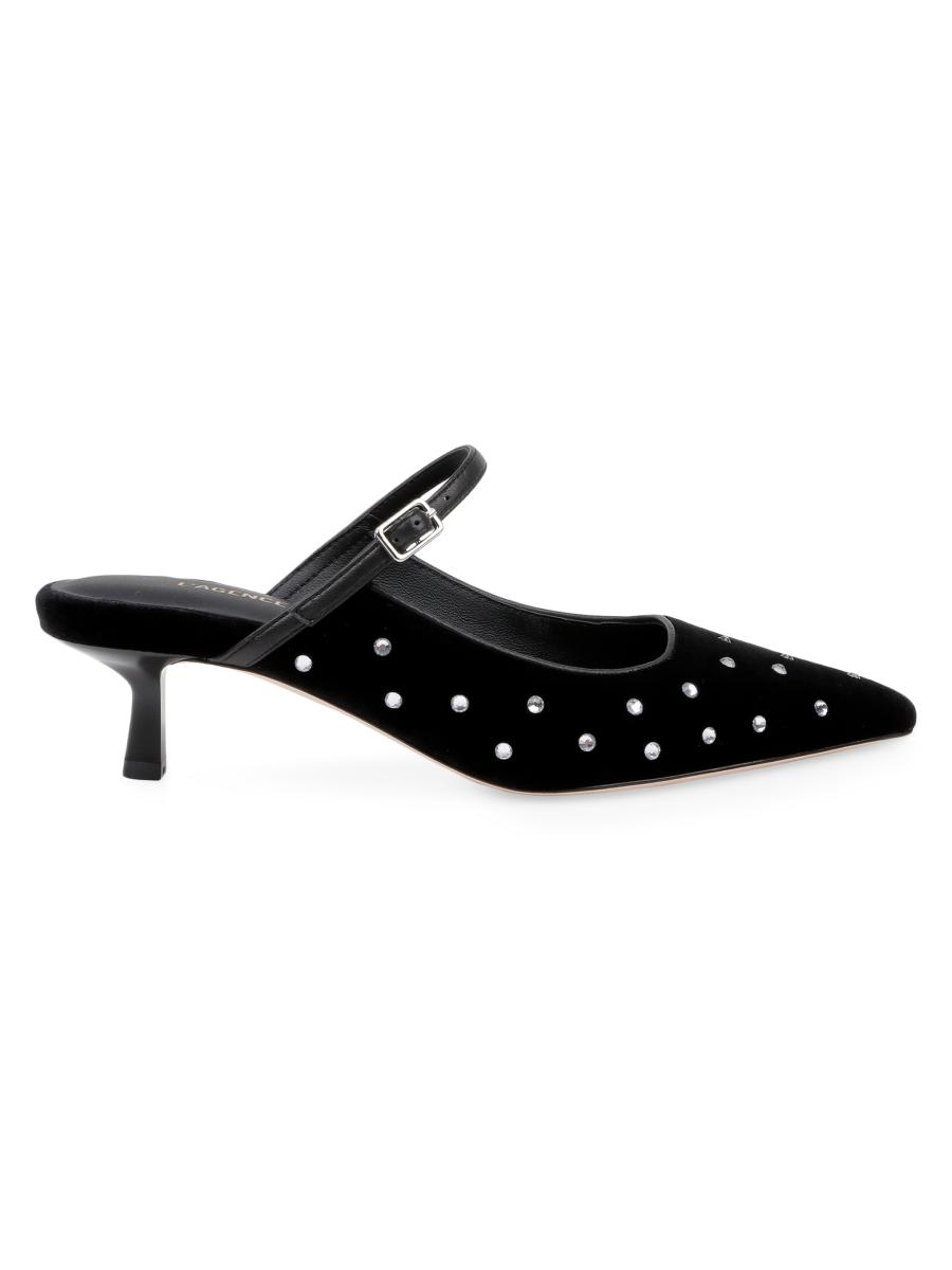 L'AGENCE Edith 45MM Suede Pumps | Saks Fifth Avenue