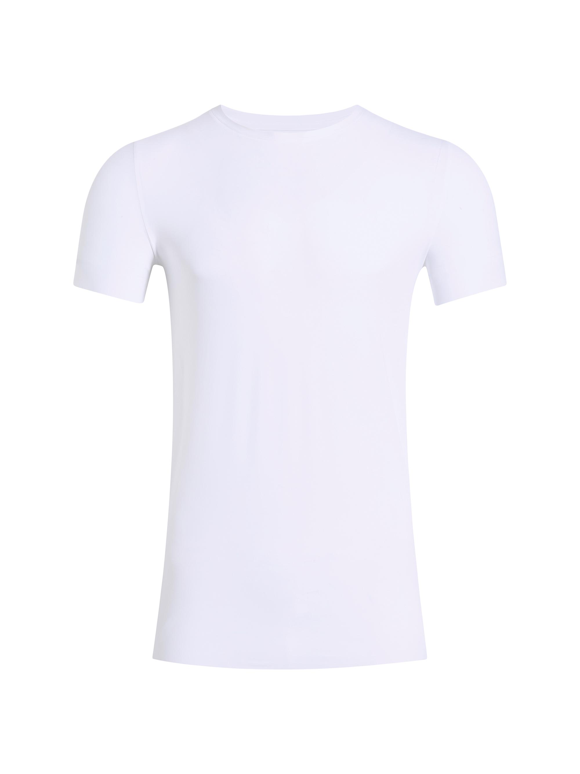 Commando Men's Classic Microfiber Crewneck Undershirt - White
