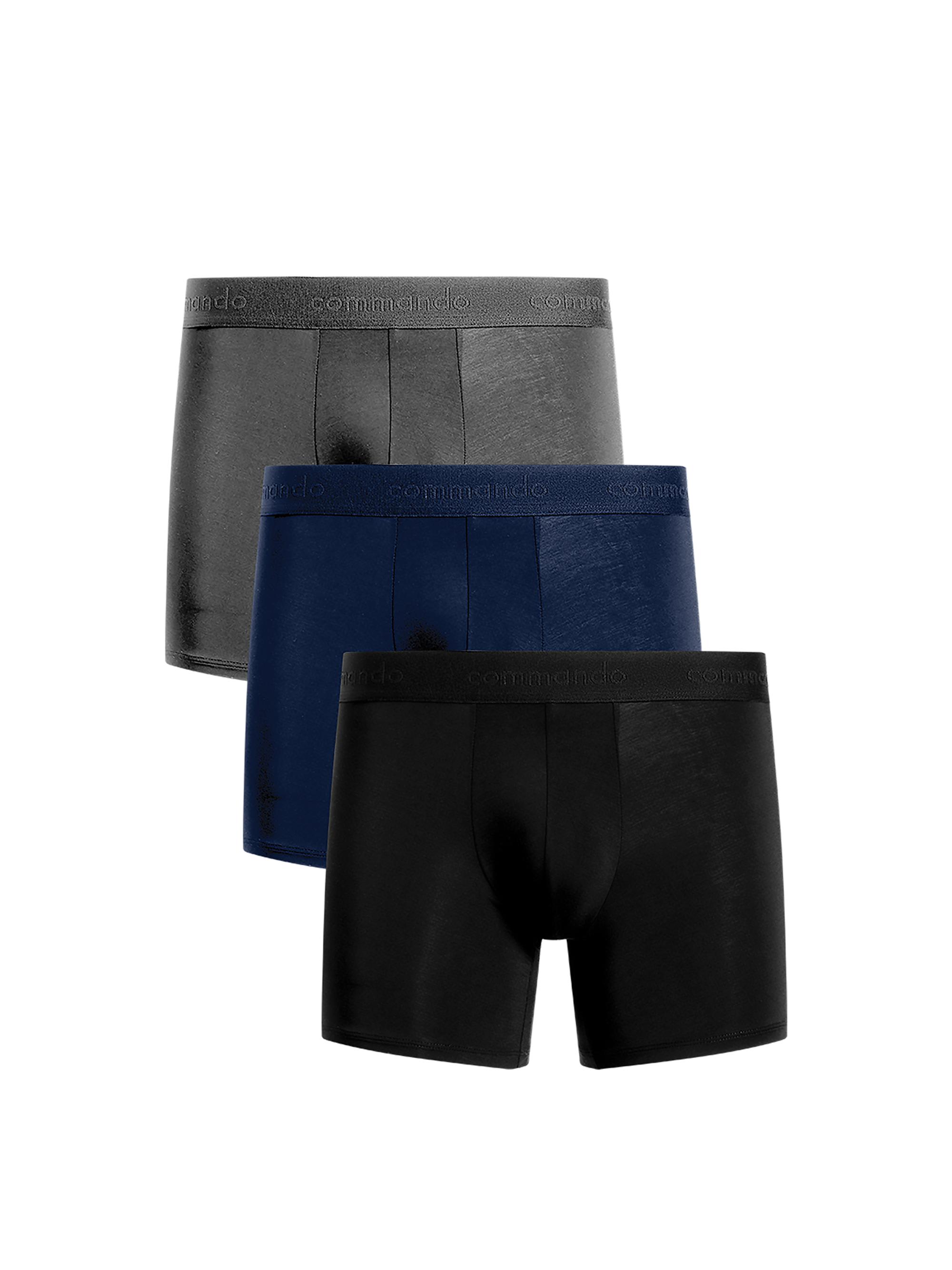 Commando Microfiber 3-Pack Ultimate Bonded Micro Tech Boxer Brief