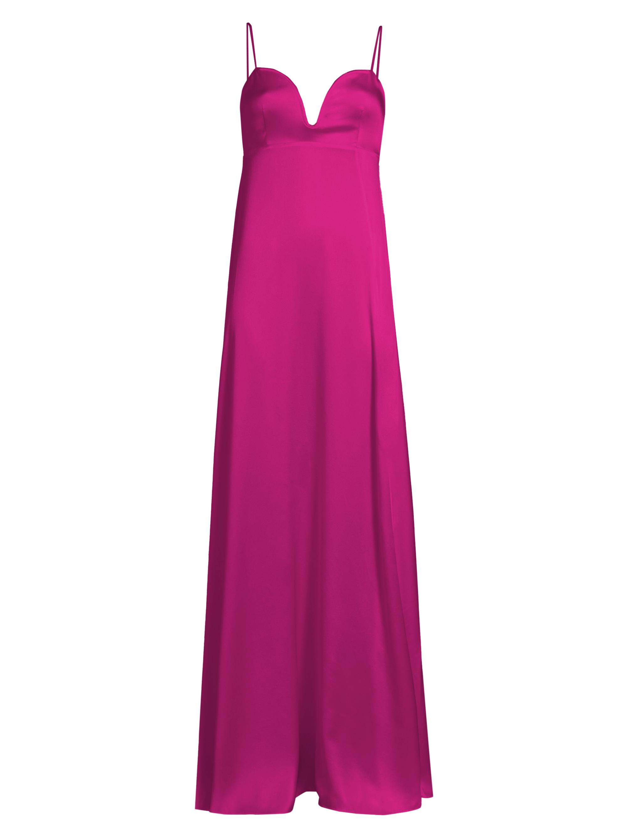 Azeeza Women's Elara Charmeuse Slip Gown - Magenta