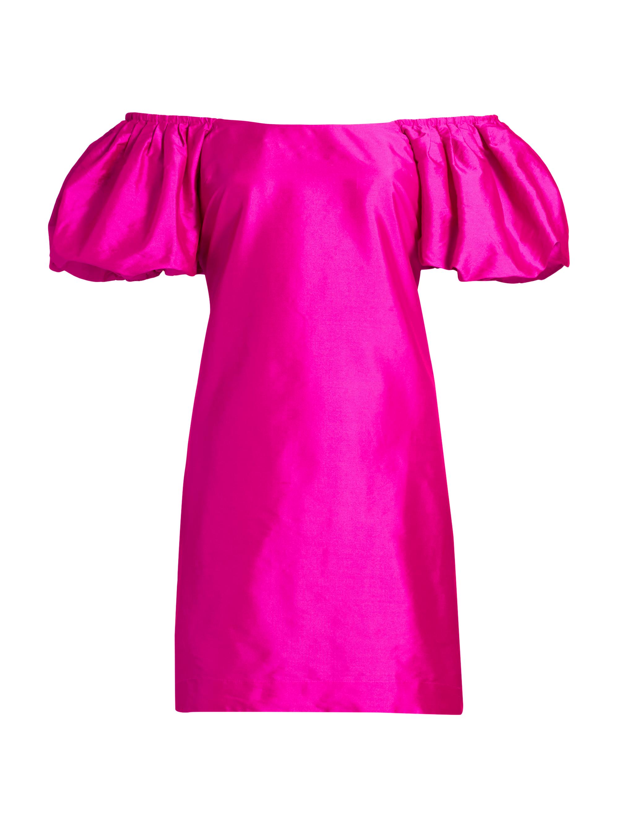 Azeeza Women's Drea Taffeta Minidress - Magenta