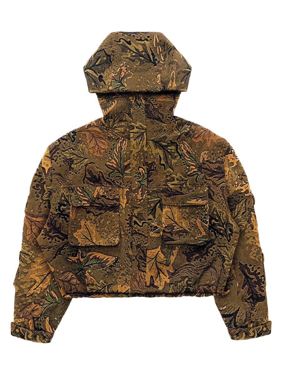 camo bandemic jacket - yellow/blue/brown – always do what