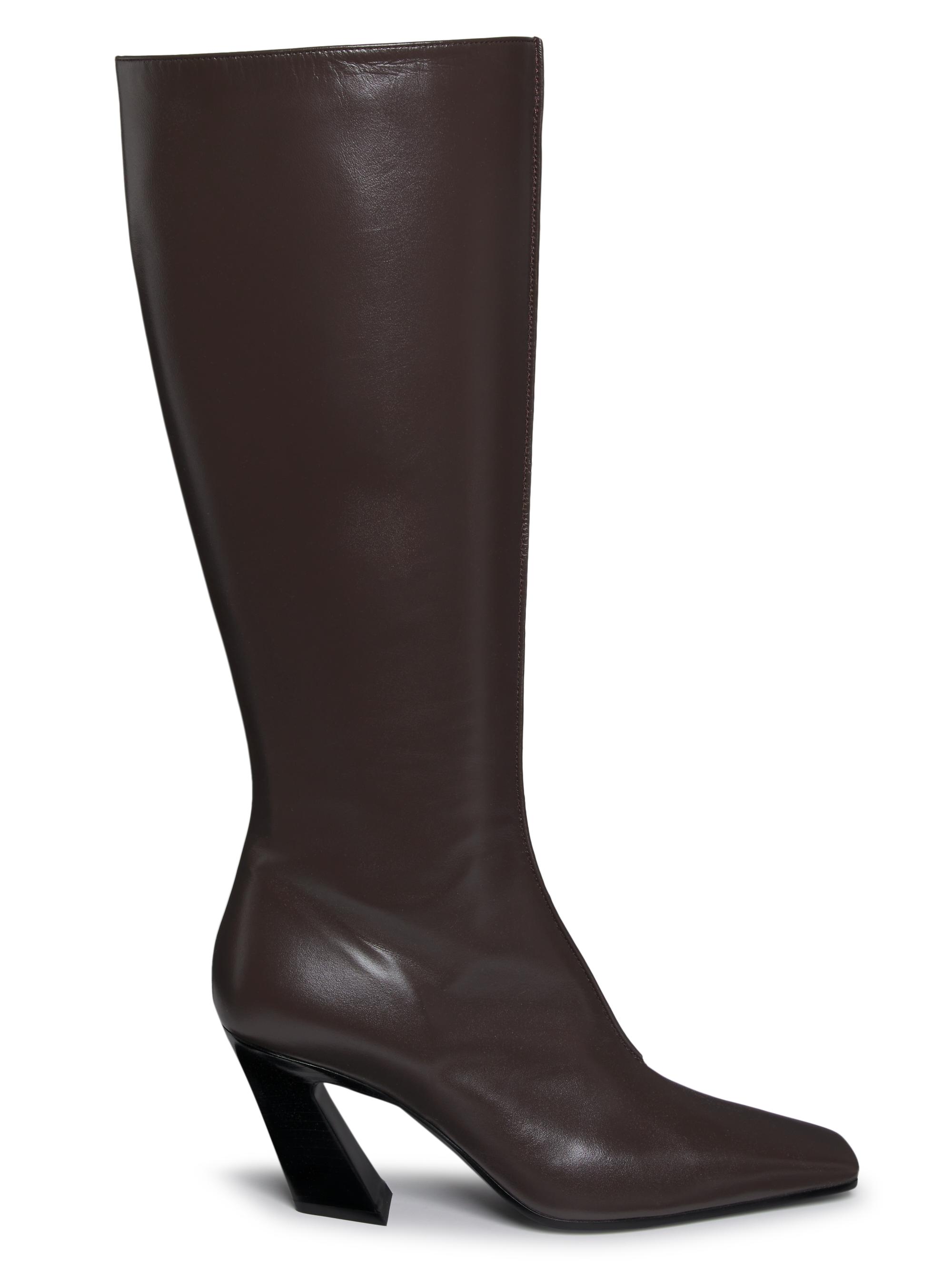 Bottega Veneta Lewis 75MM Leather Knee-High Boots | Saks Fifth Avenue