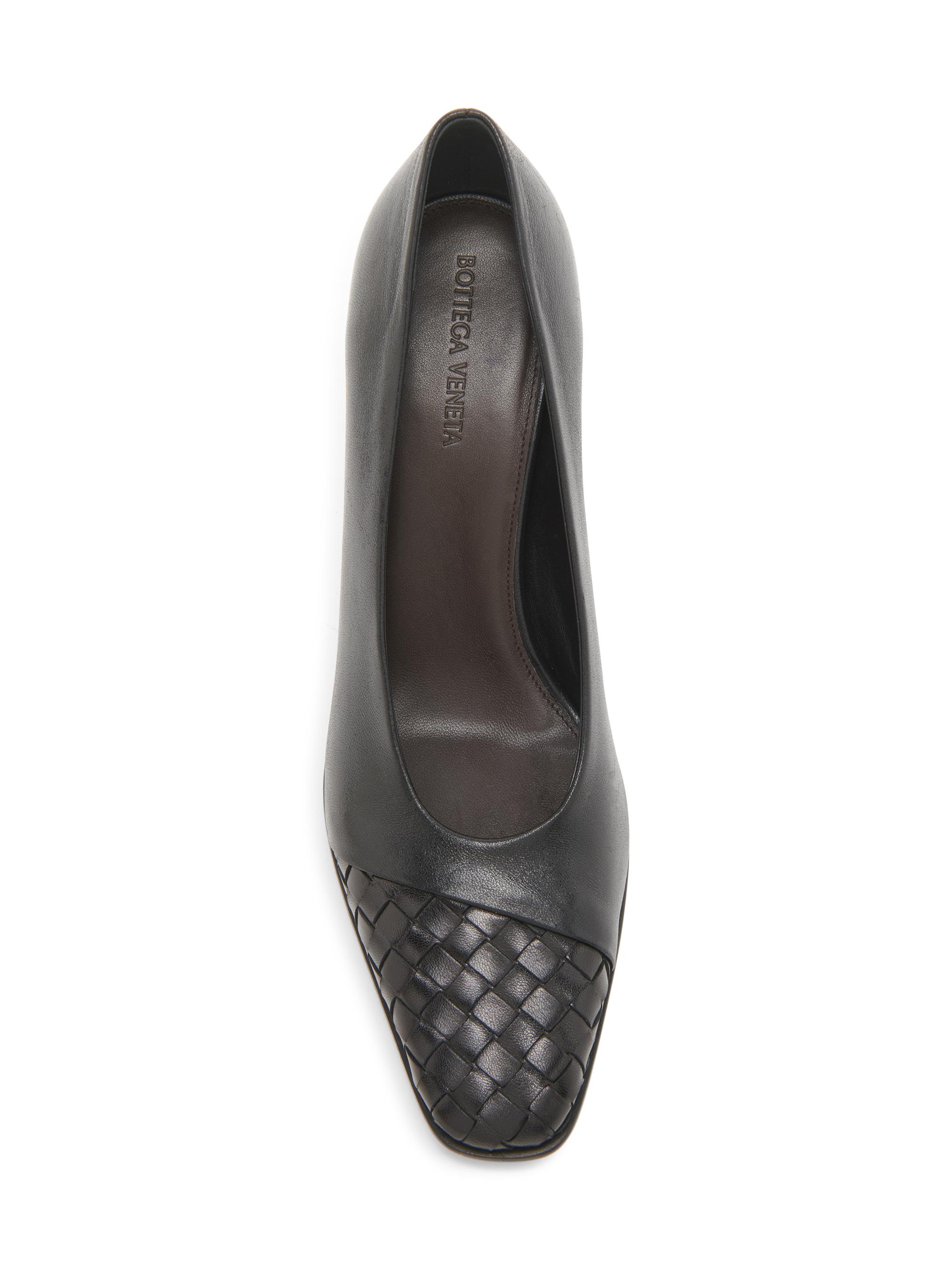 Bottega Veneta Step 85MM Leather Pumps | Saks Fifth Avenue