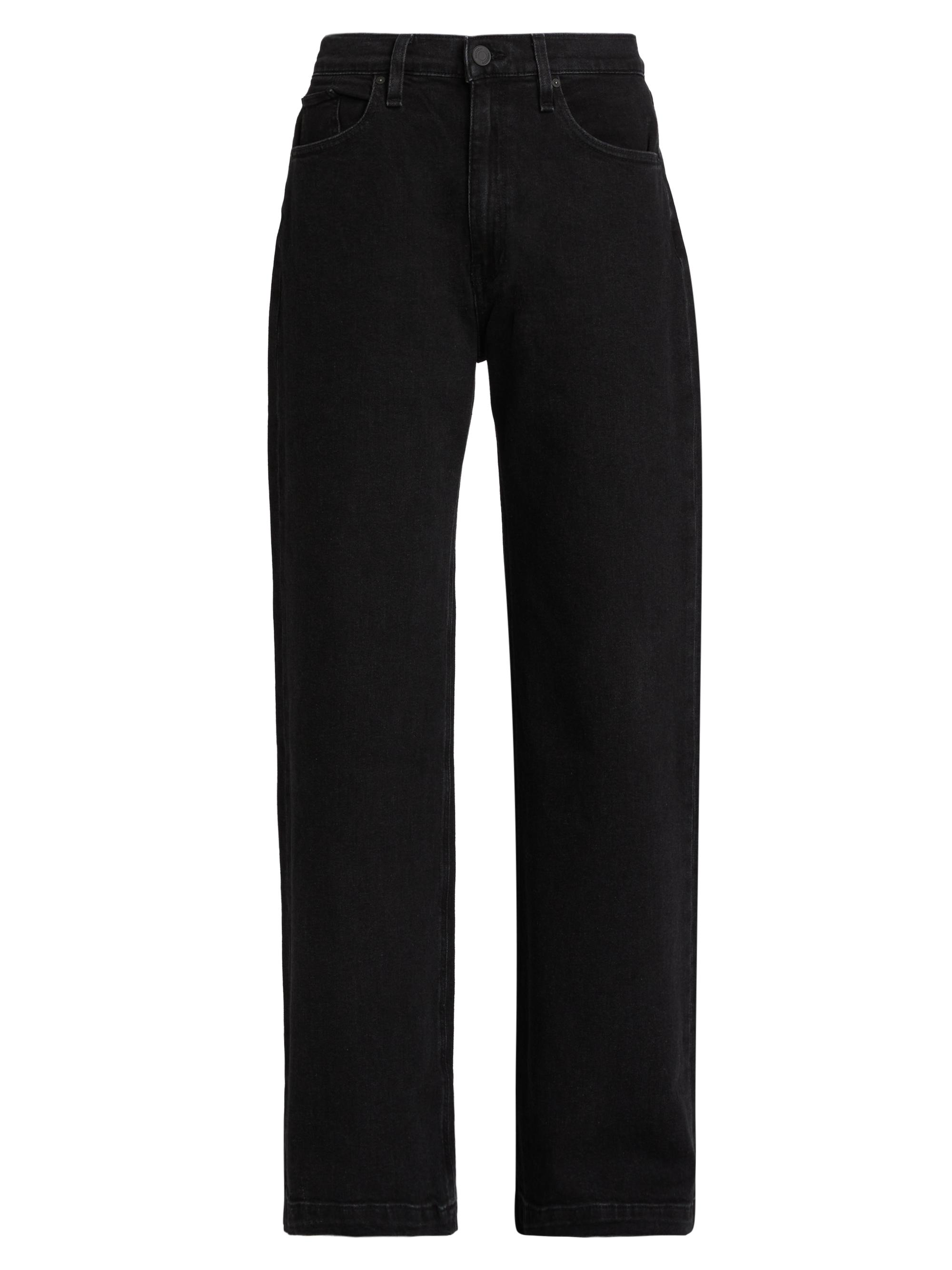 Hudson Jeans Women's Jodie High-Rise Stretch Wide-Leg Jeans - Black