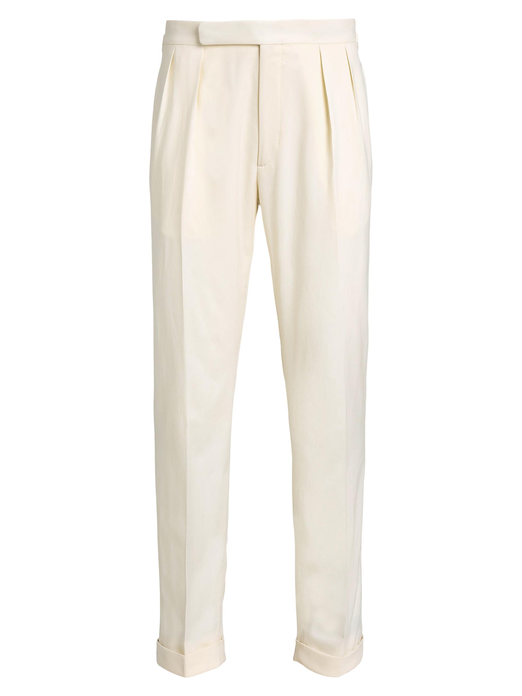 Polo Ralph Lauren Stripe Linen-Blend Slim-Fit Pants | Saks
