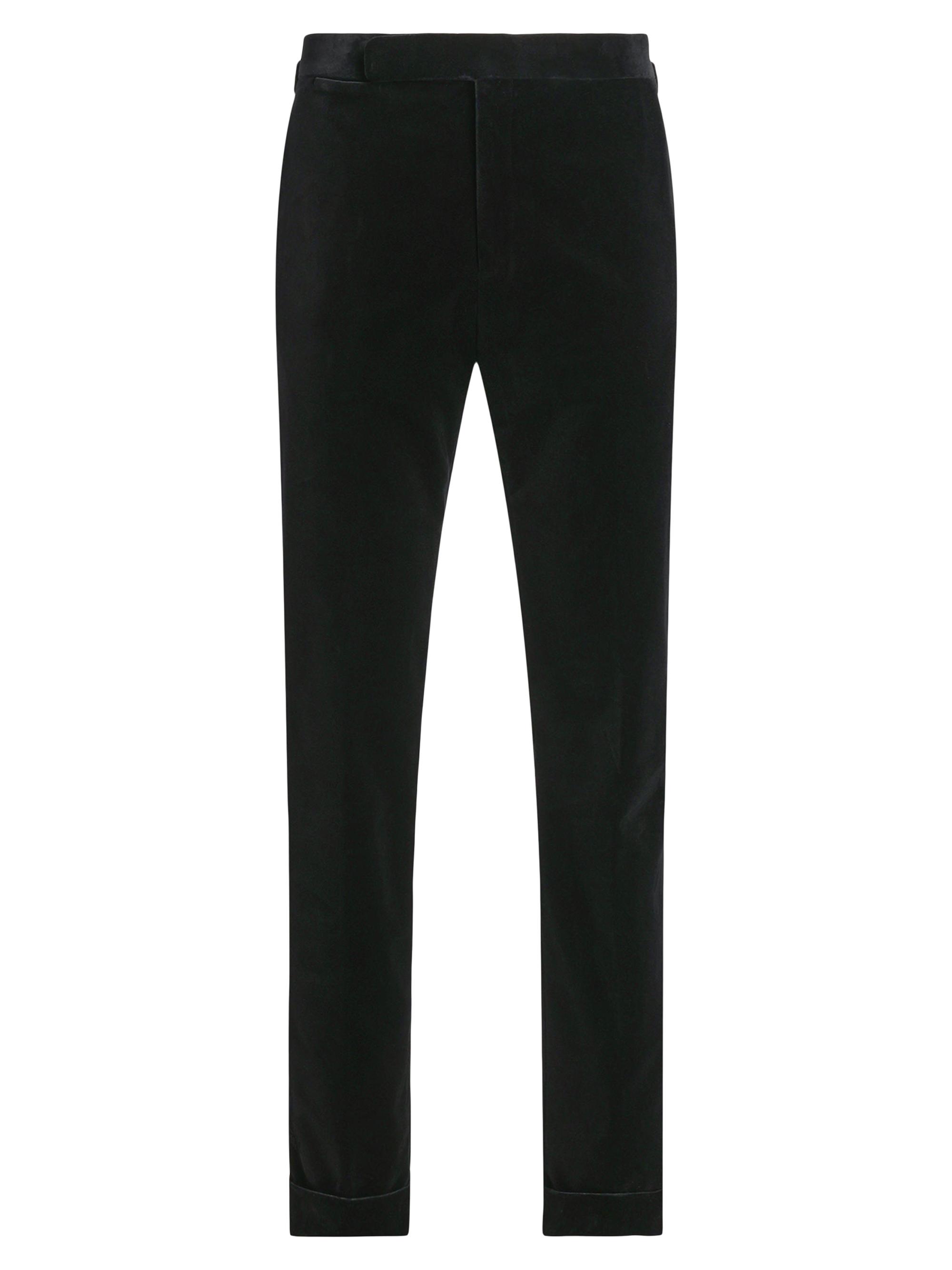 Ralph Lauren Purple Label Corduroy Mid-Rise Straight-Leg Pants