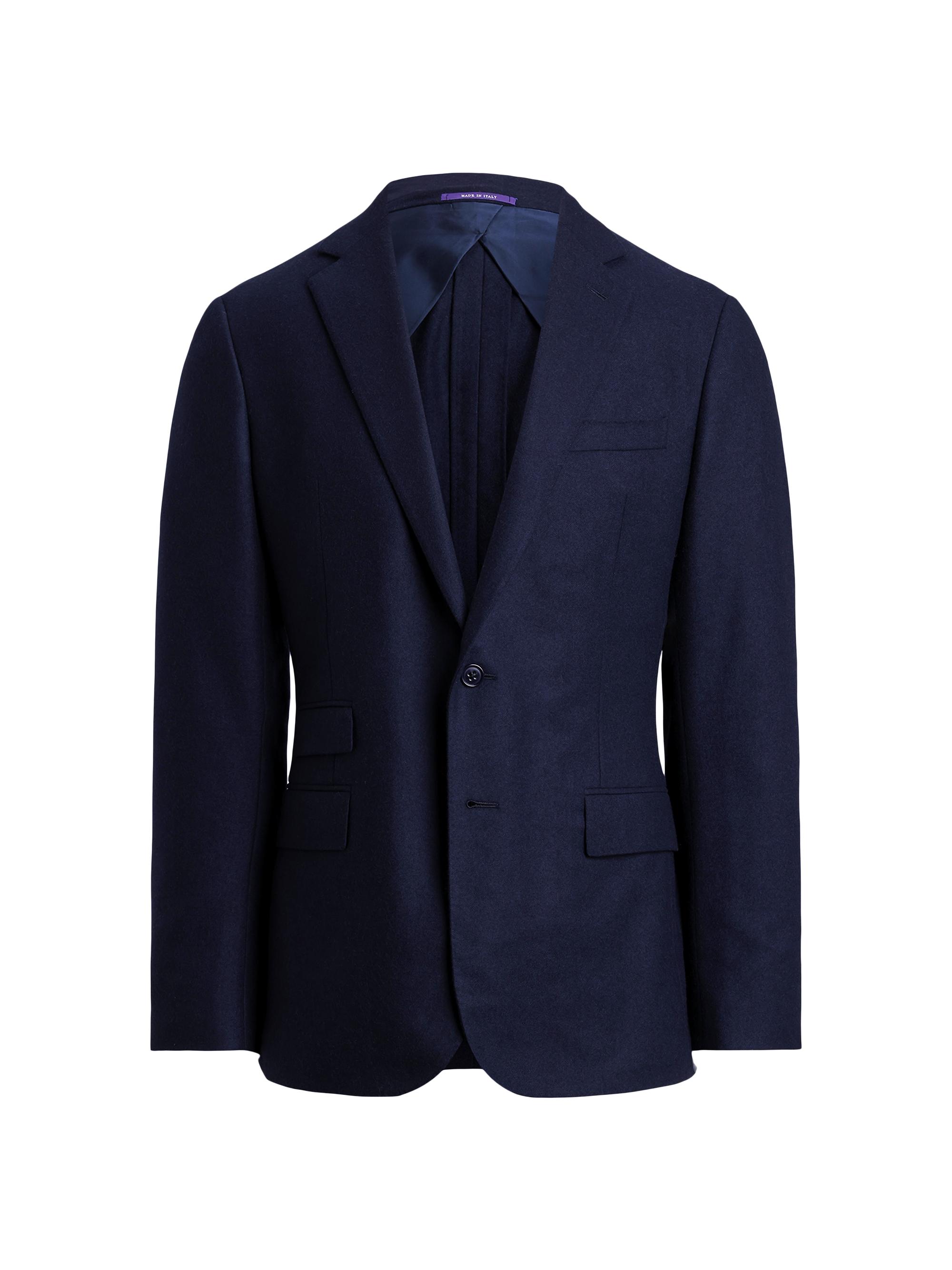 Ralph Lauren Purple Label Men's Kent Wool Flannel Jacket - Navy